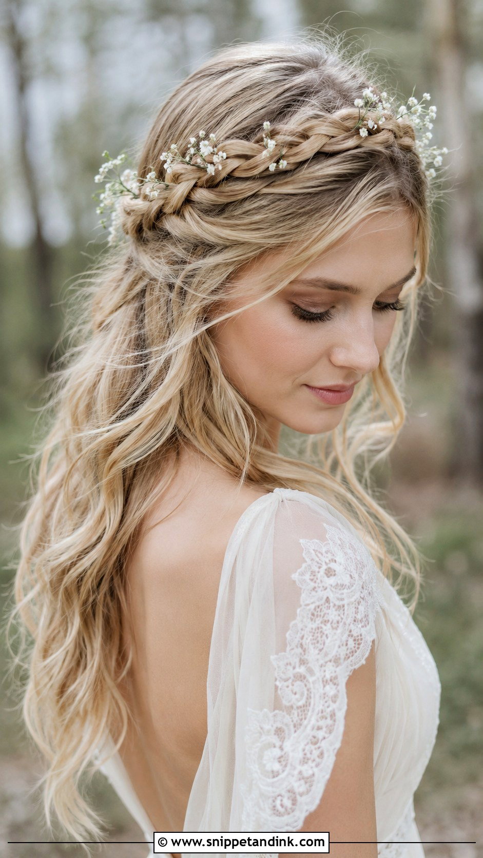 Viking Braided Crown for Brides - Snippet and Ink - 25 Viking Bridal Hair Ideas