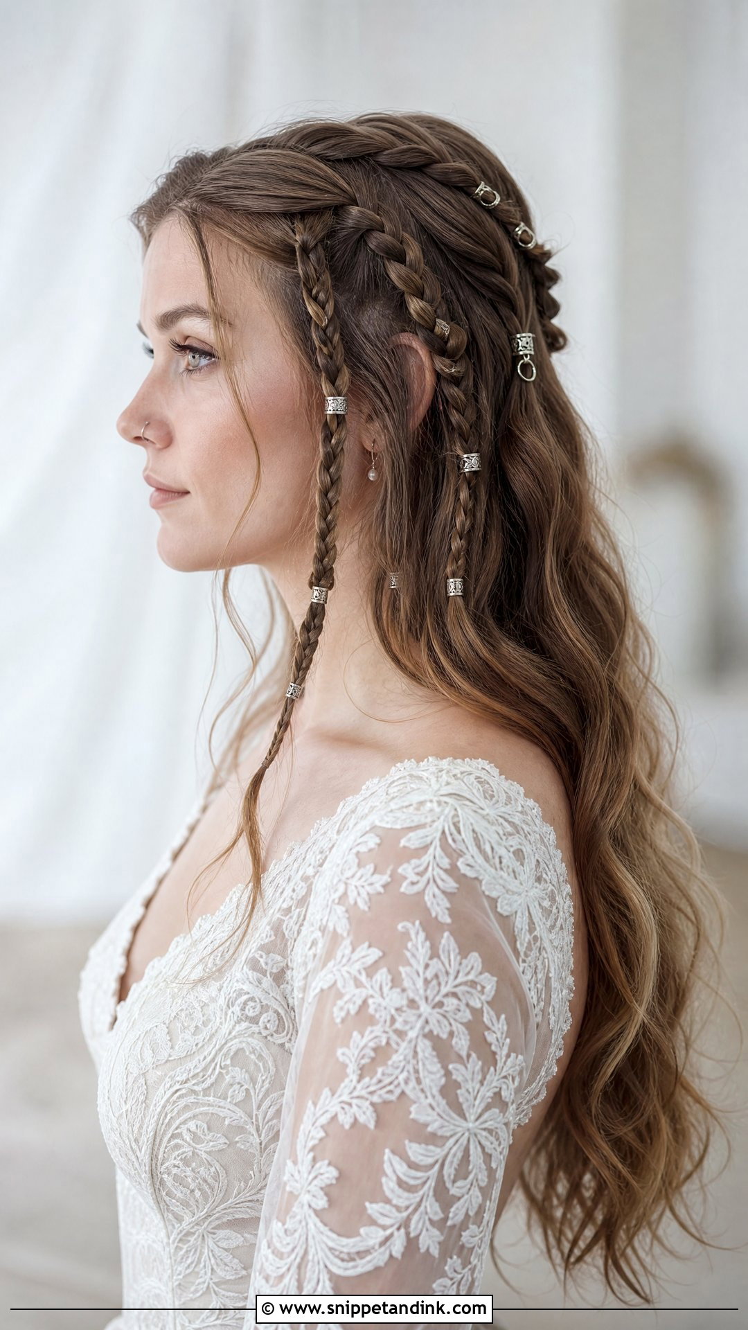 Viking Braids With Hair Cuffs - Snippet and Ink - 20 Viking Wedding Hairstyles