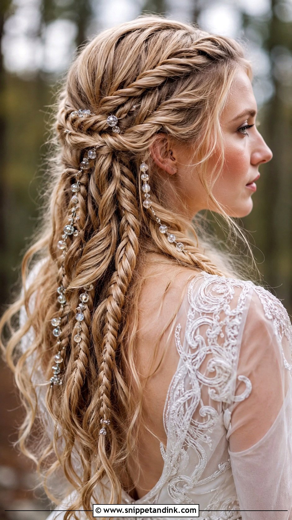 Viking Bridal Hair With Beads - Snippet and Ink - 25 Viking Bridal Hair Ideas
