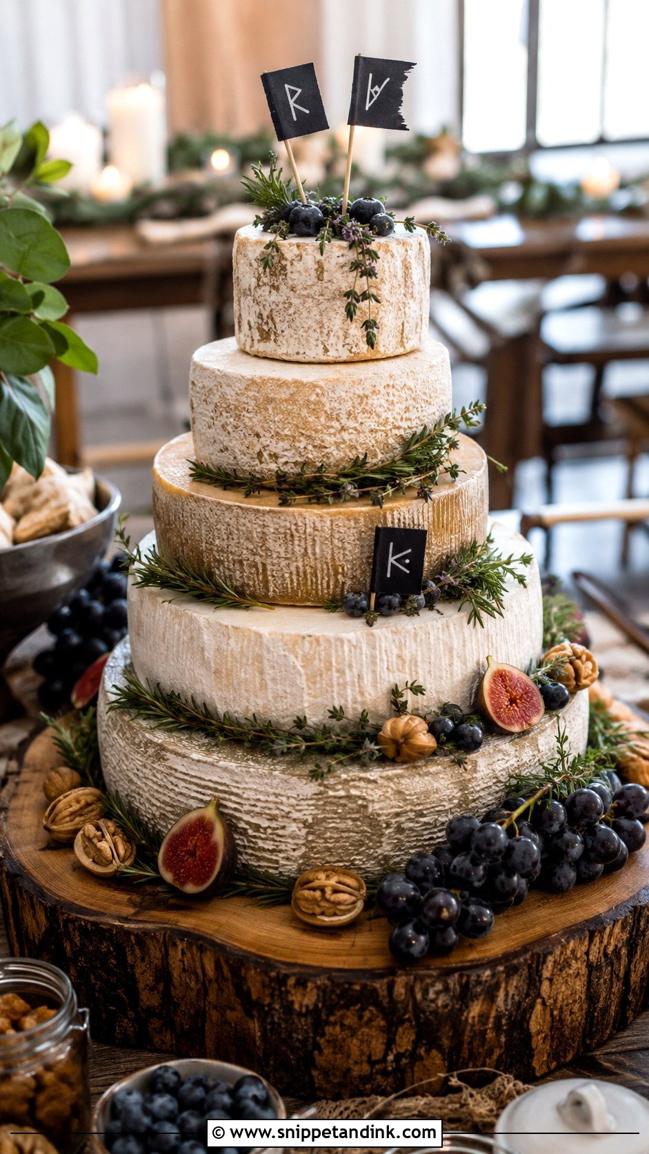 Viking Cheese Wheel Wedding Cake - Snippet and Ink - 25 Viking Wedding Cake Ideas