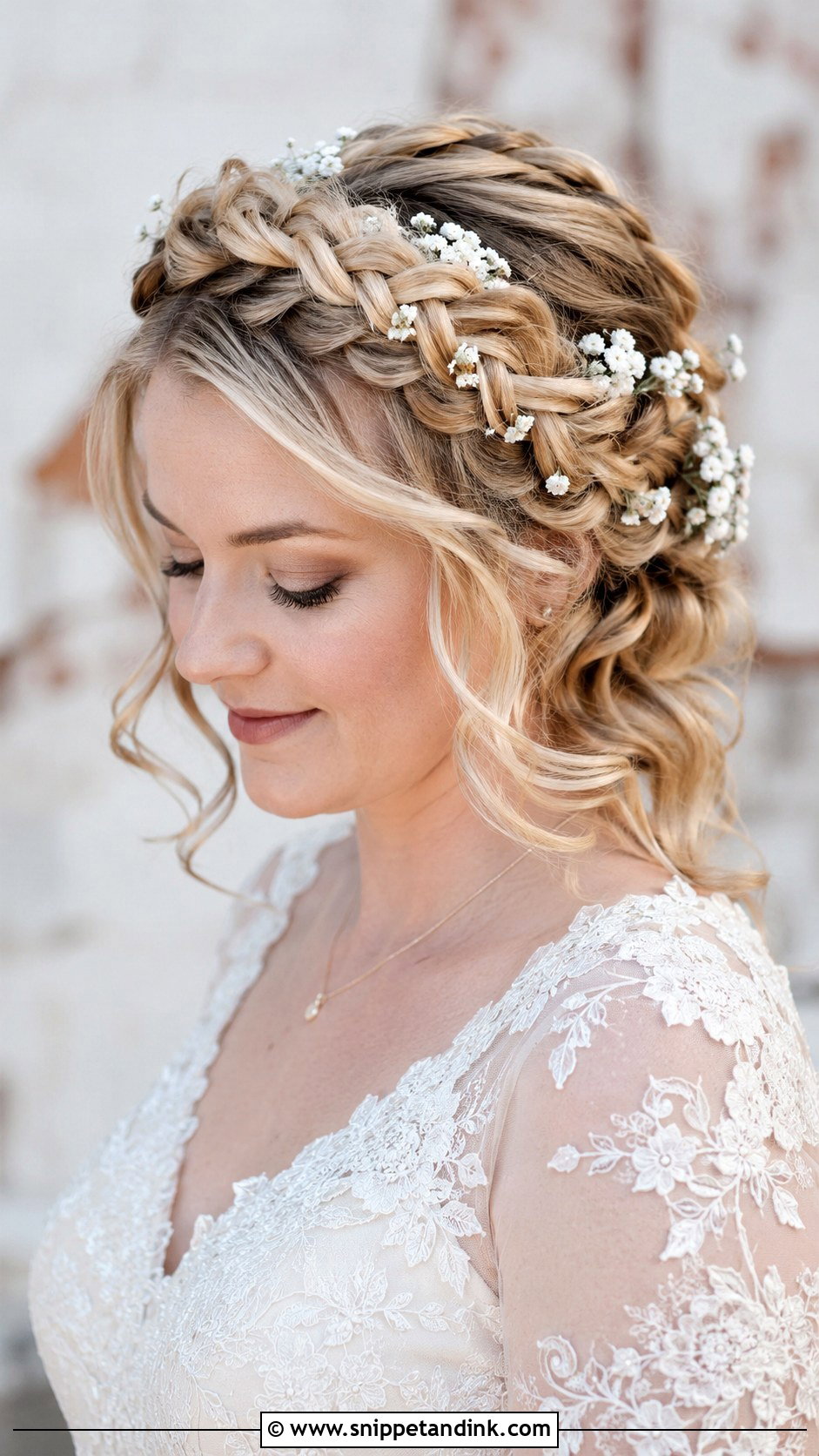 Viking Halo Braid for Brides - Snippet and Ink - 20 Viking Hairstyles Women Wedding