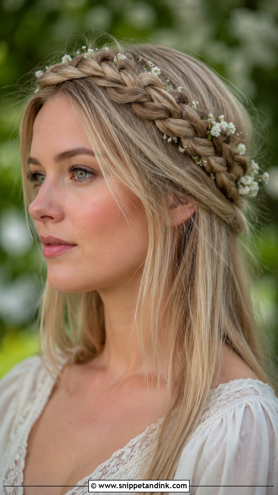 Viking Halo Braid - Snippet and Ink - 25 Viking Bridal Hair Ideas