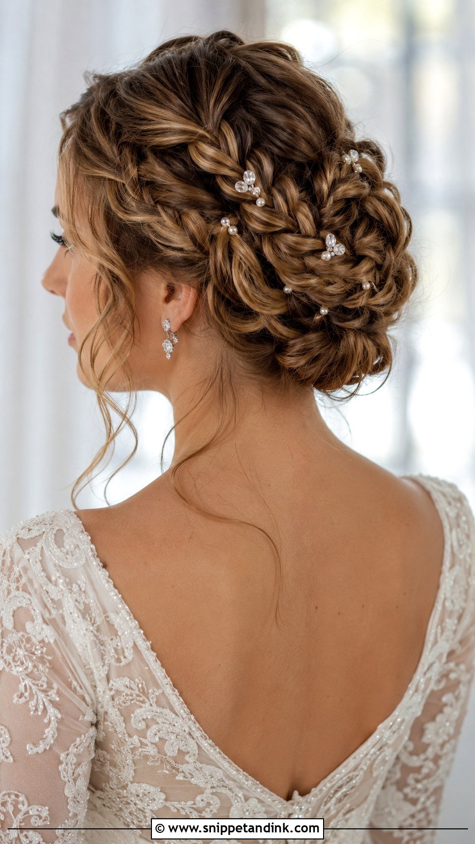 Viking Wrapped Braid Updo Wedding Hair - Snippet and Ink - 20 Viking Hairstyles Women Wedding