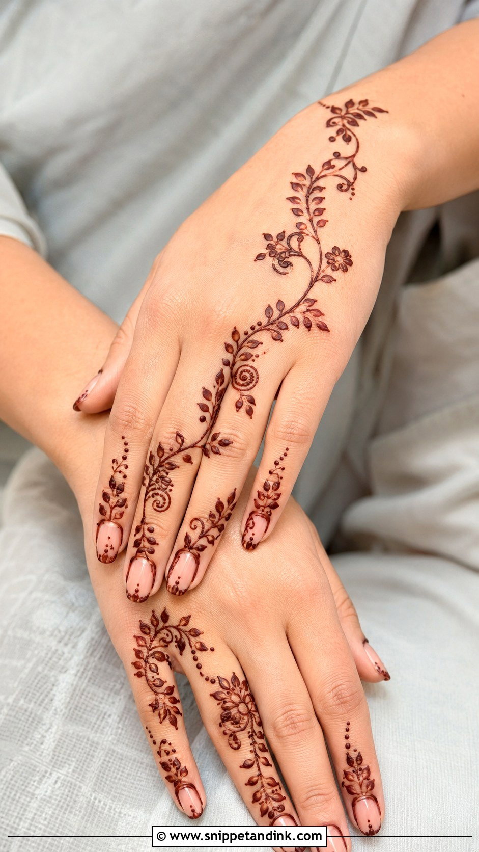 Vine Mehndi Design - Snippet and Ink - 35 Latest Mehndi Designs