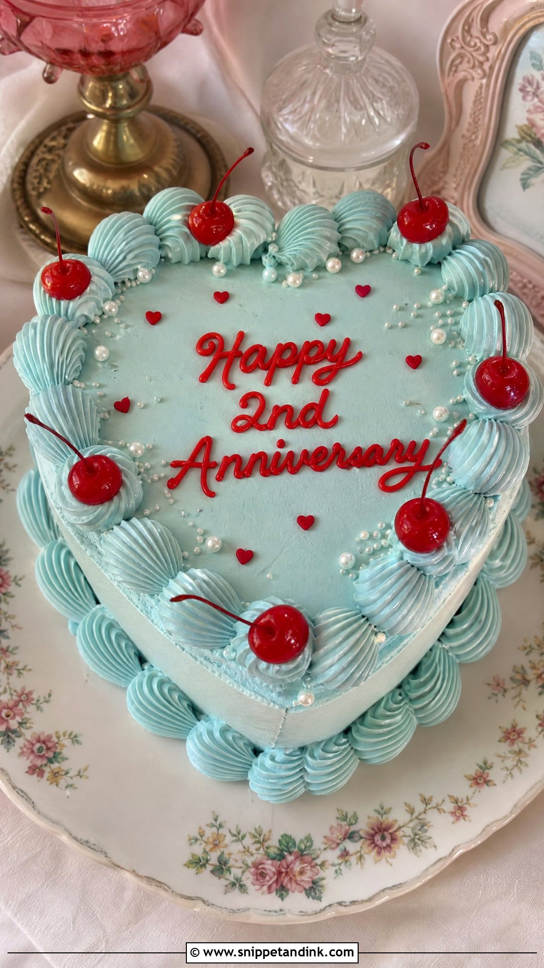 Vintage Anniversary Cake - Snippet and Ink - 30 2 Year Anniversary Cake Ideas