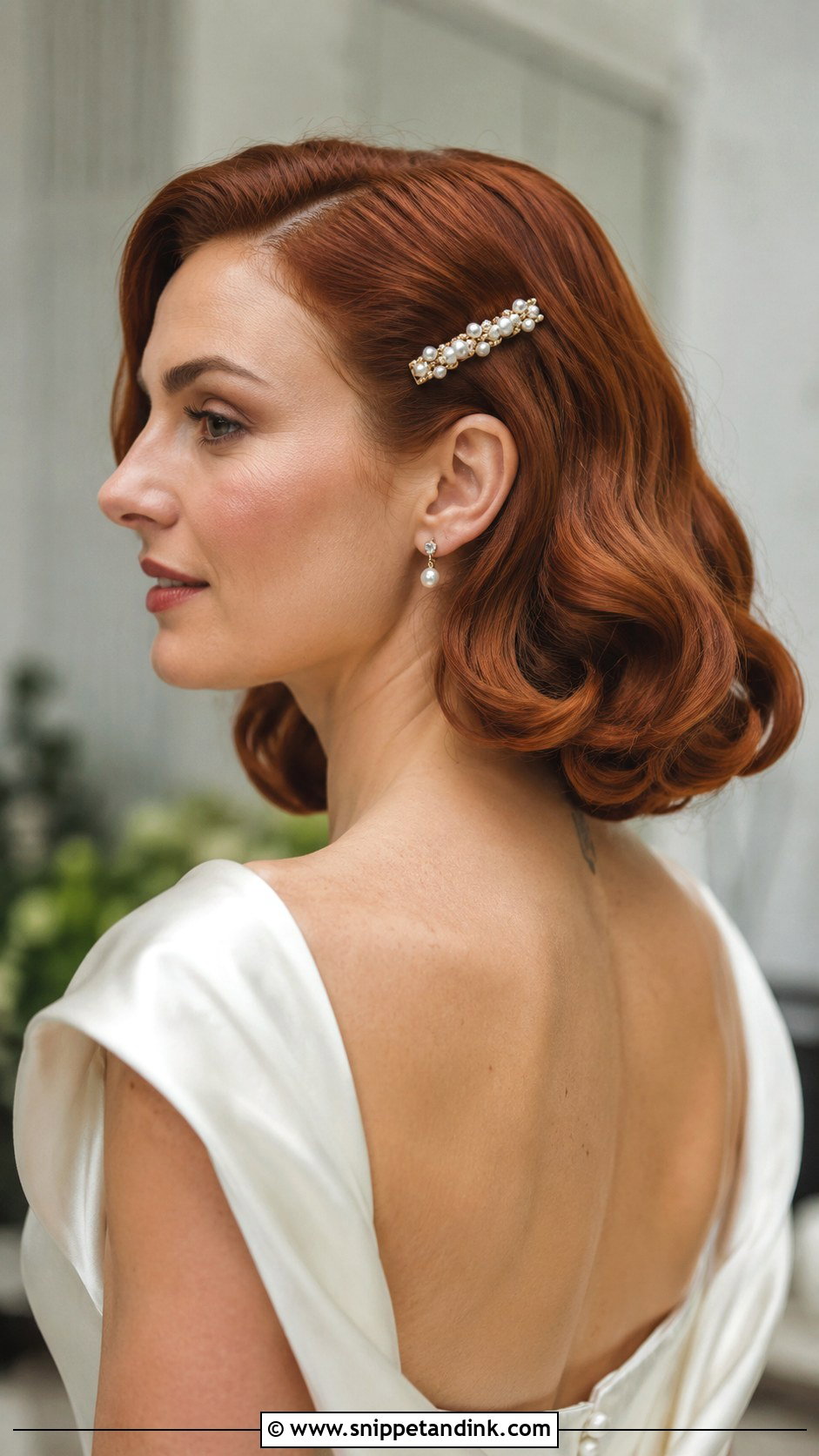 Vintage Bob Wedding Hair Medium Length - Snippet and Ink - 15 Wedding Hairstyles Down Medium Length