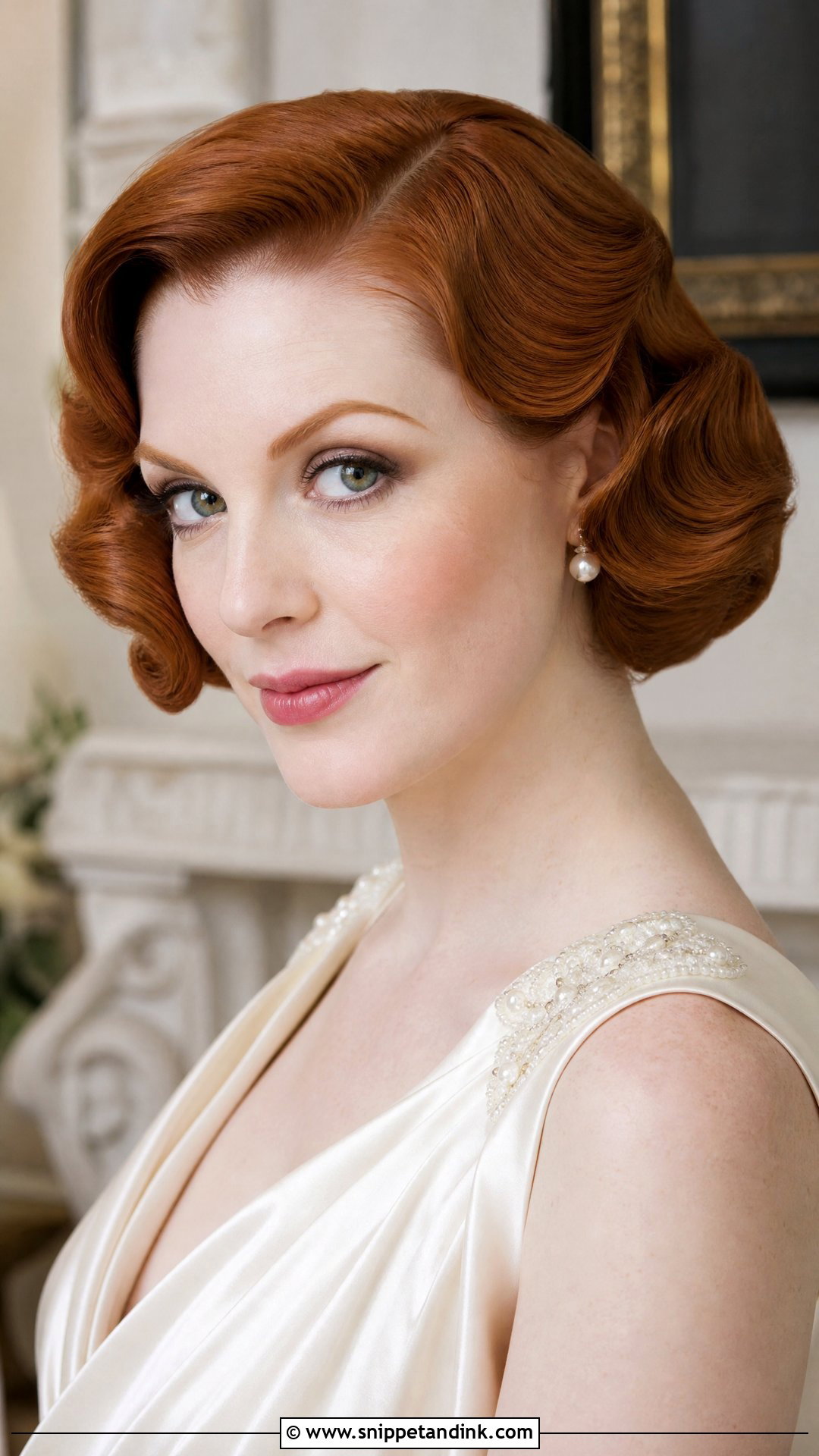 Vintage Bob Wedding Hair - Snippet and Ink - 15 Bob Hair for Wedding Ideas
