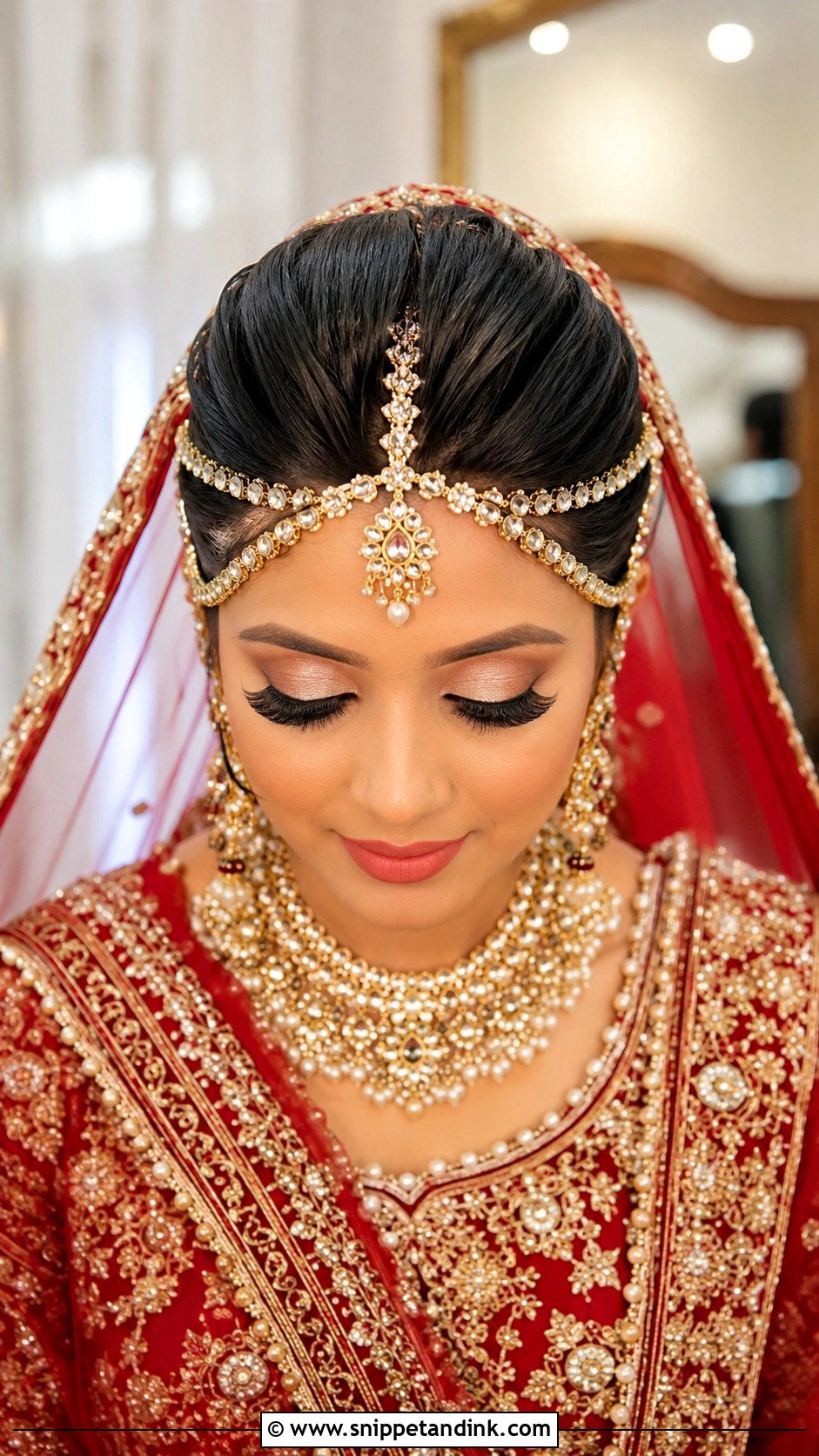Vintage Bouffant - Snippet and Ink - 25 Indian Front Hair Styles for Wedding