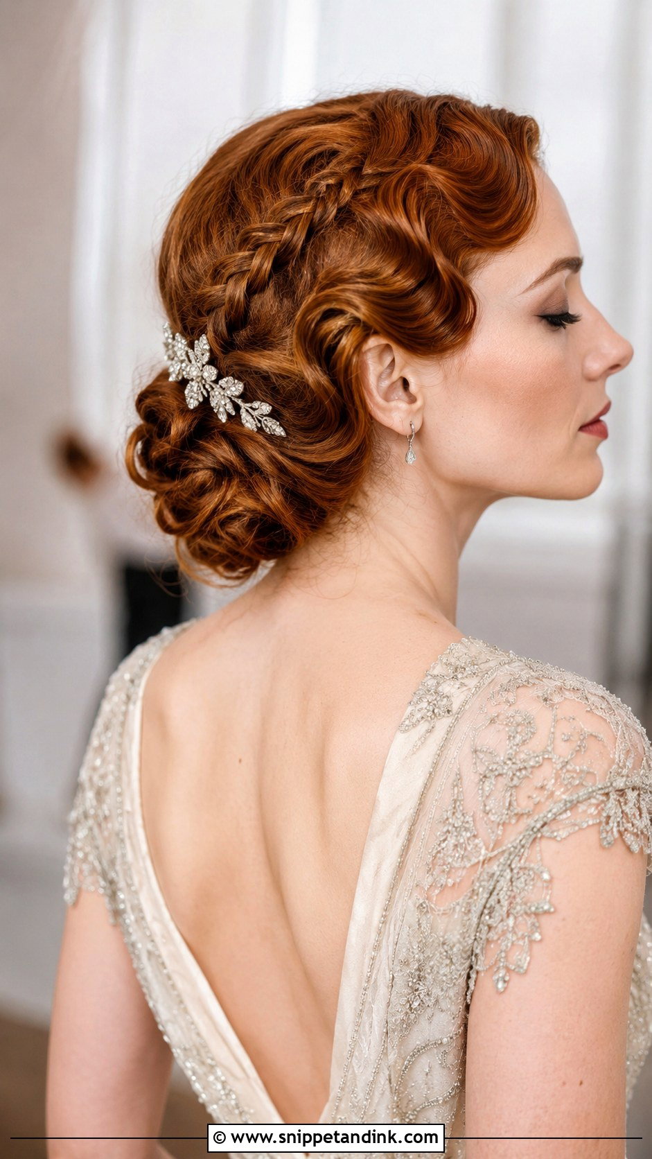 Vintage Braided Wedding Hairstyle - Snippet and Ink - 25 Braided Wedding Hairstyles