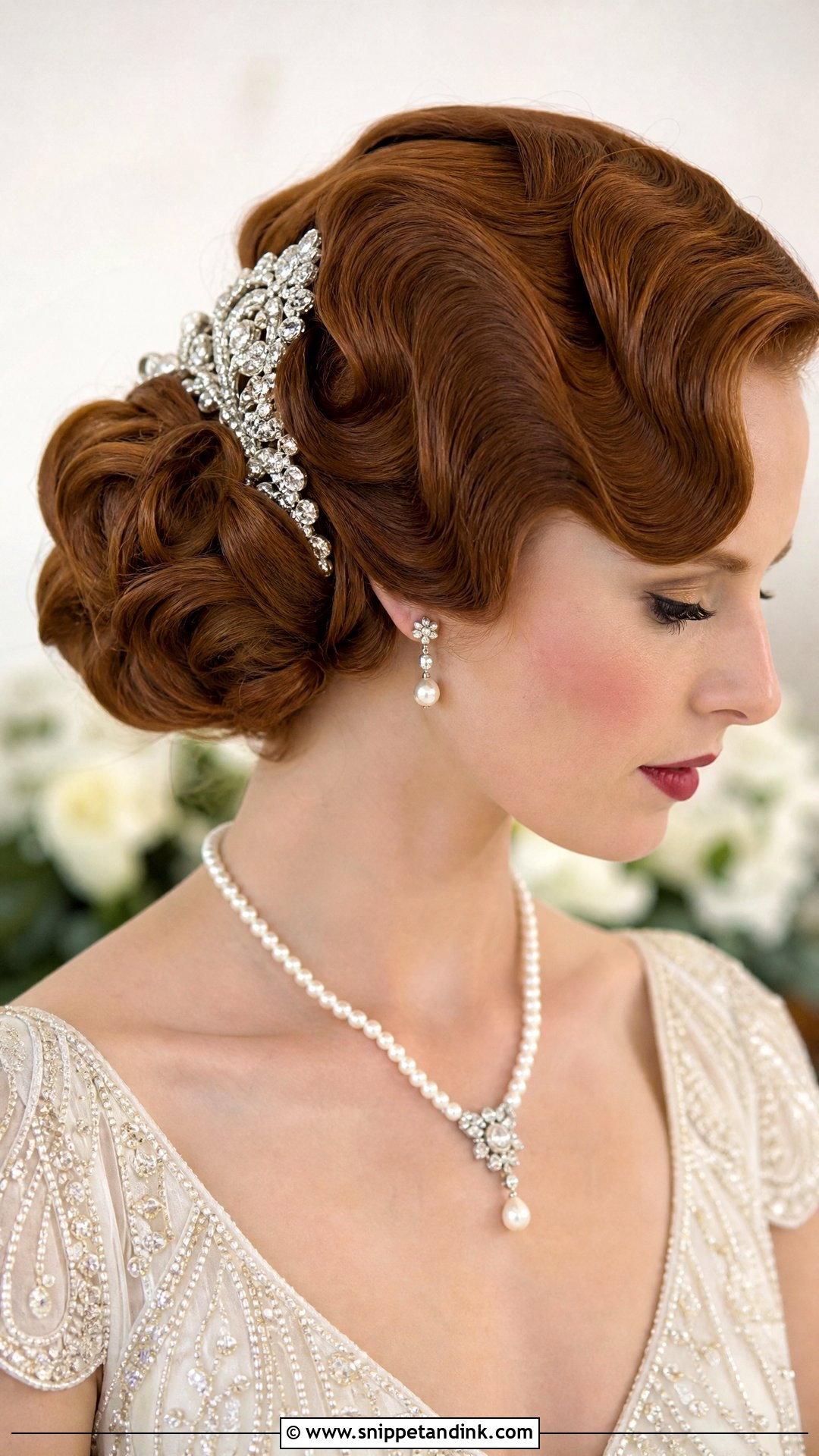 Vintage Bridal Bun - Snippet and Ink - 25 Bridal Bun Hairstyles Brides