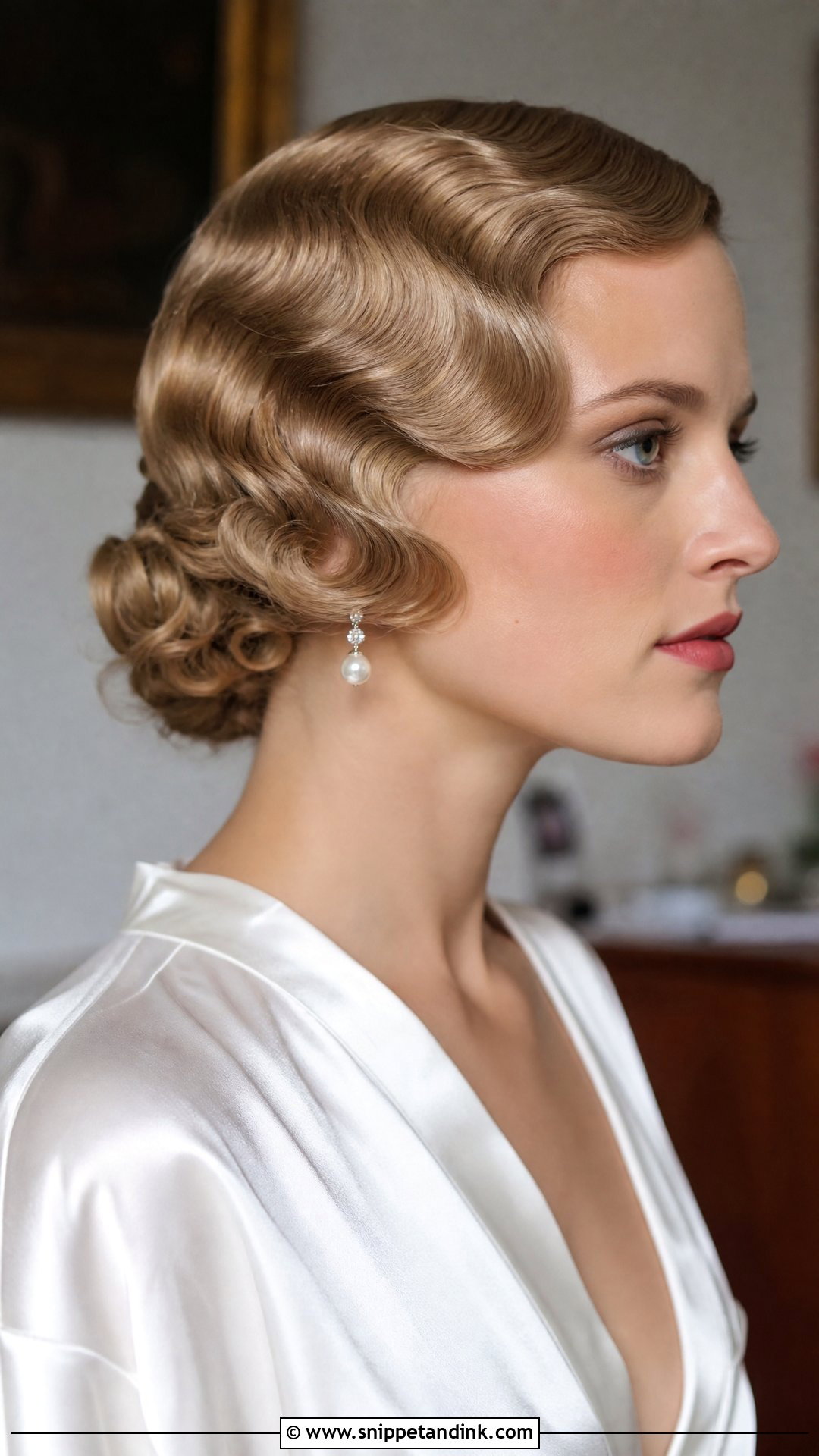 Vintage Bridal Finger Waves - Snippet and Ink - 20 Vintage Bridal Hairstyles