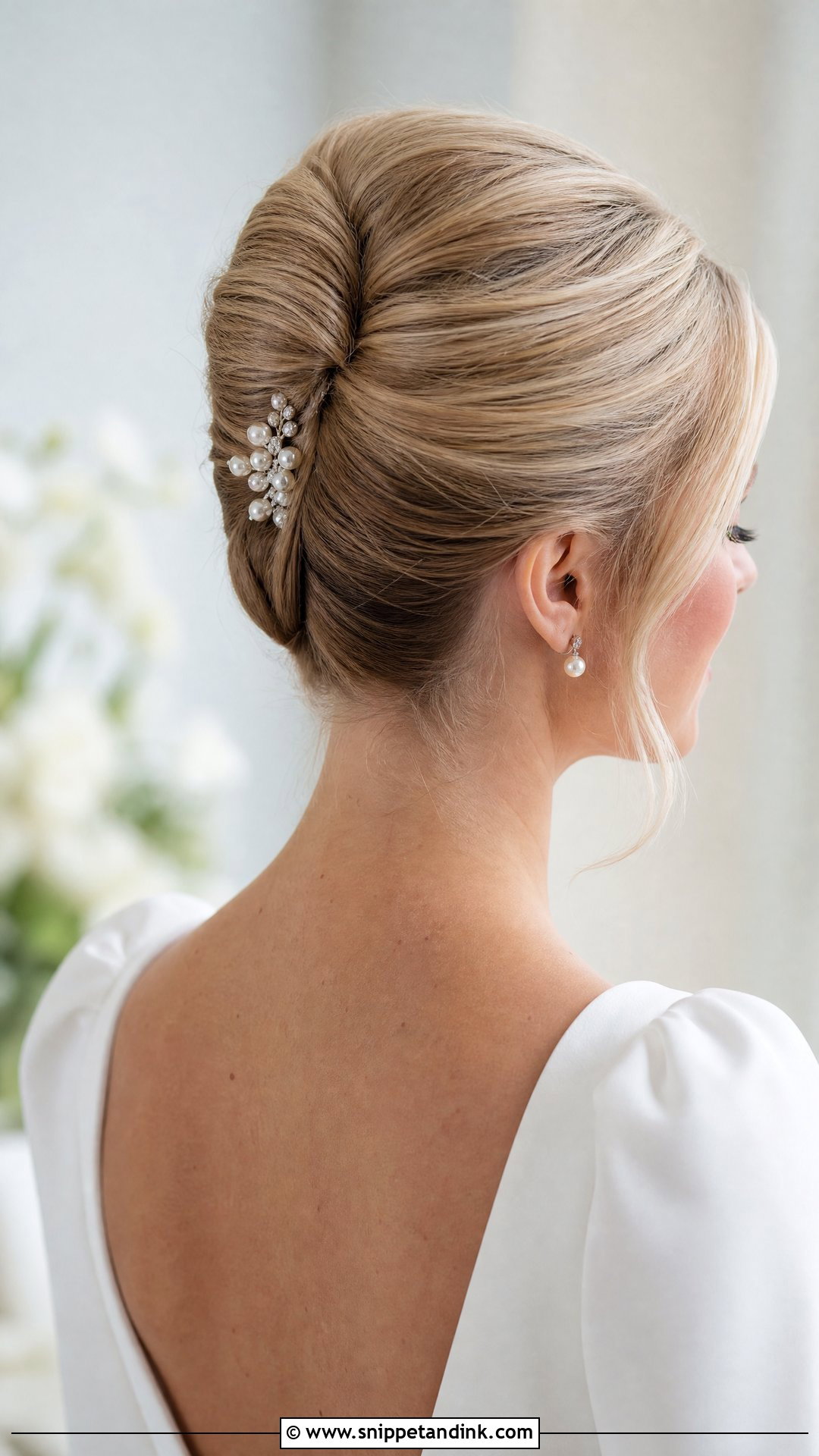 Vintage Bridal French Twist - Snippet and Ink - 20 Vintage Bridal Hairstyles