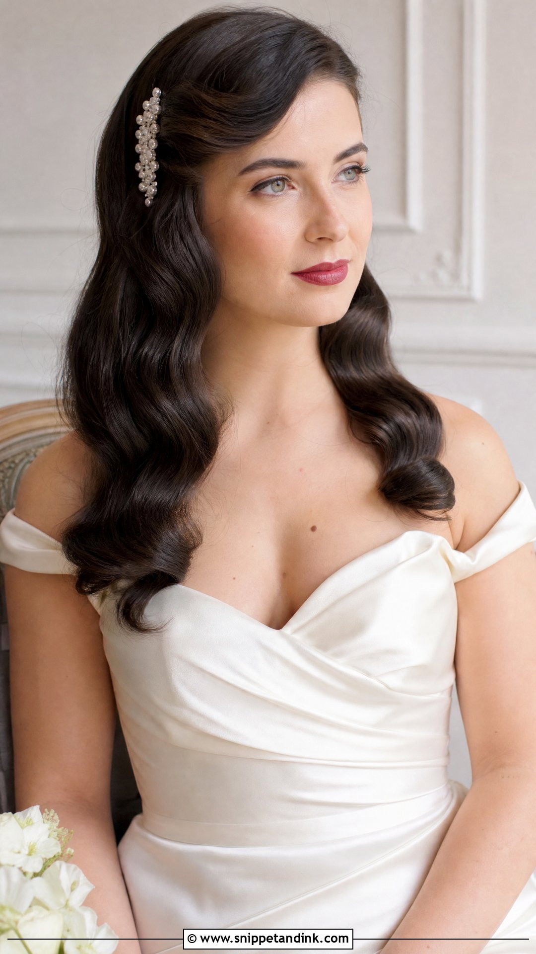 Vintage Bridal Hair - Snippet and Ink - 15 Bridal Hairdos for Long Hair