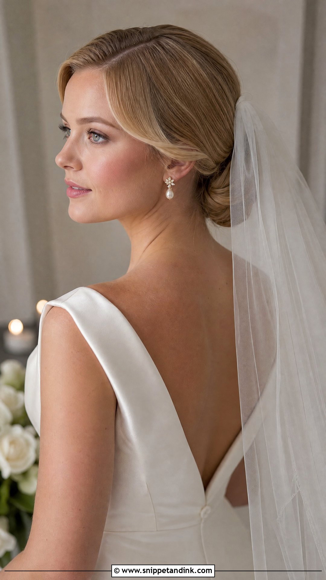 Vintage Bridal Low Bun - Snippet and Ink - 20 Vintage Bridal Hairstyles