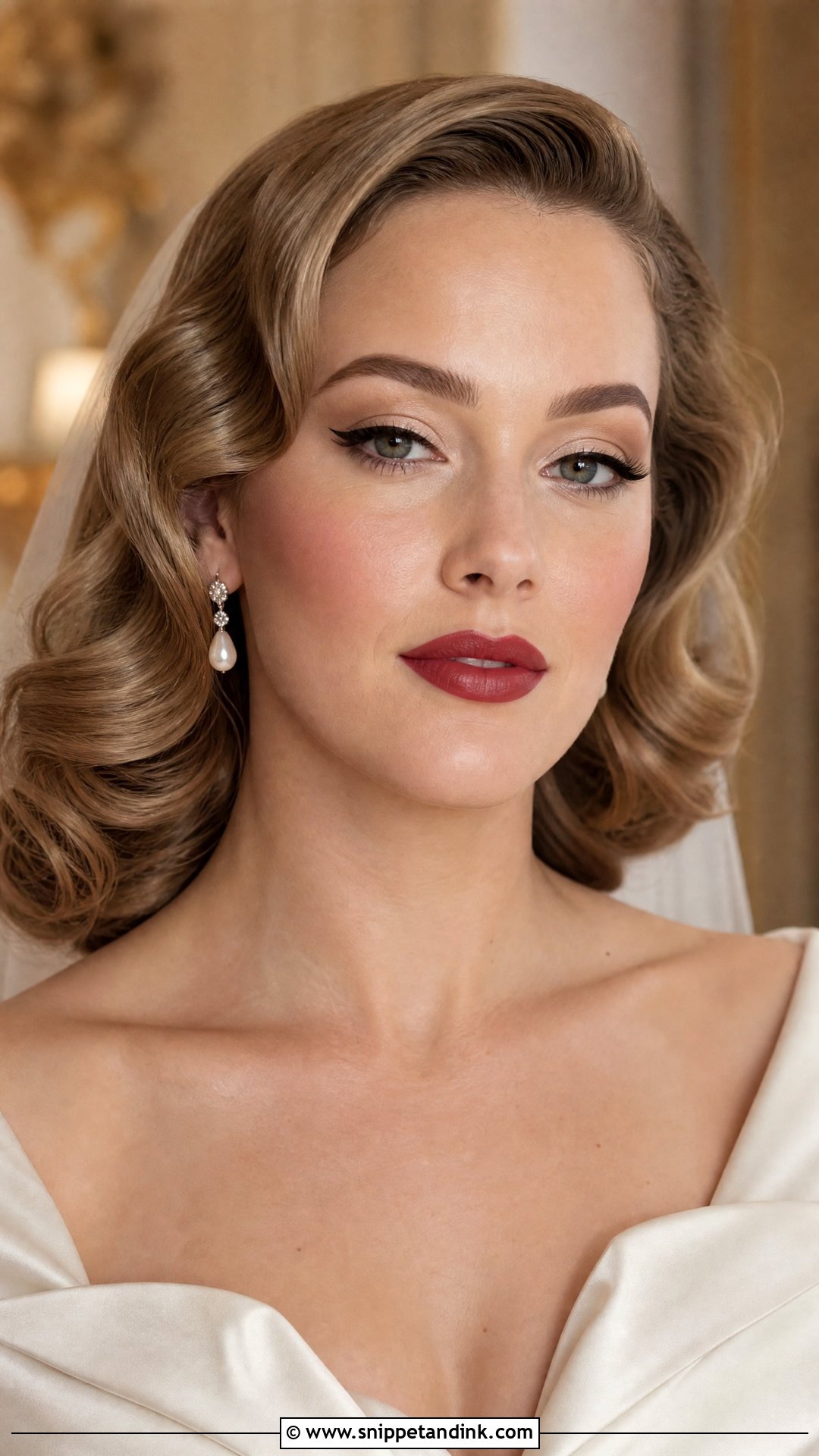 Vintage Bridal Makeup - Snippet and Ink - 20 Bridal Look Makeup Ideas