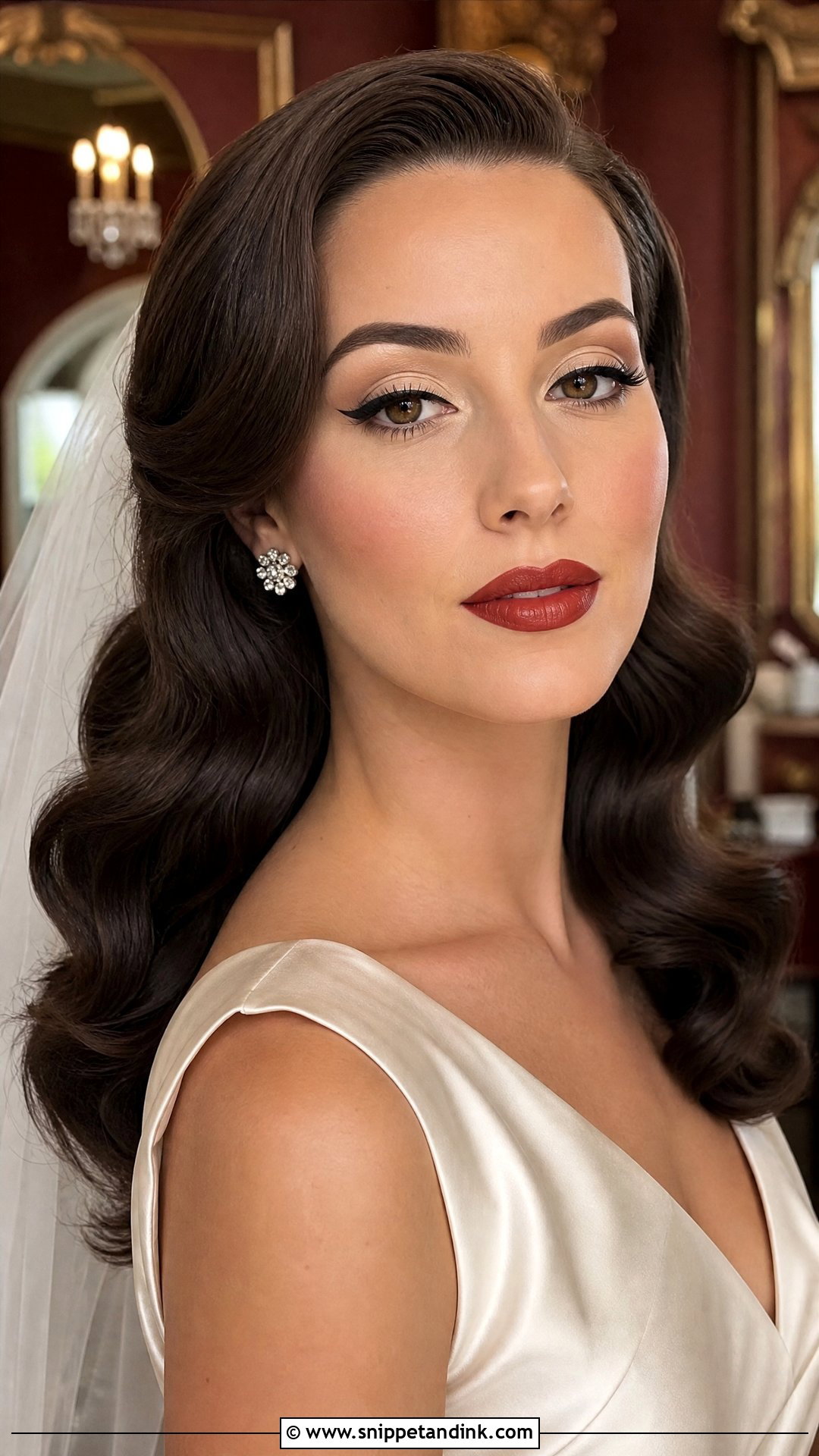 Vintage Bridal Makeup For Brunettes - Snippet and Ink - 25 Bridal Makeup for Brunettes