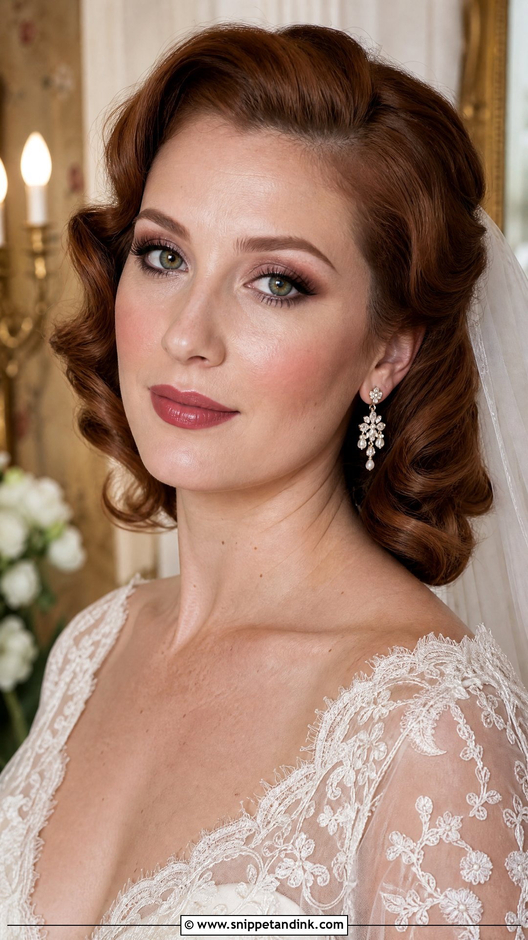 Vintage Bridal Makeup For Green Eyes - Snippet and Ink - 25 Vintage Bridal Makeup Ideas