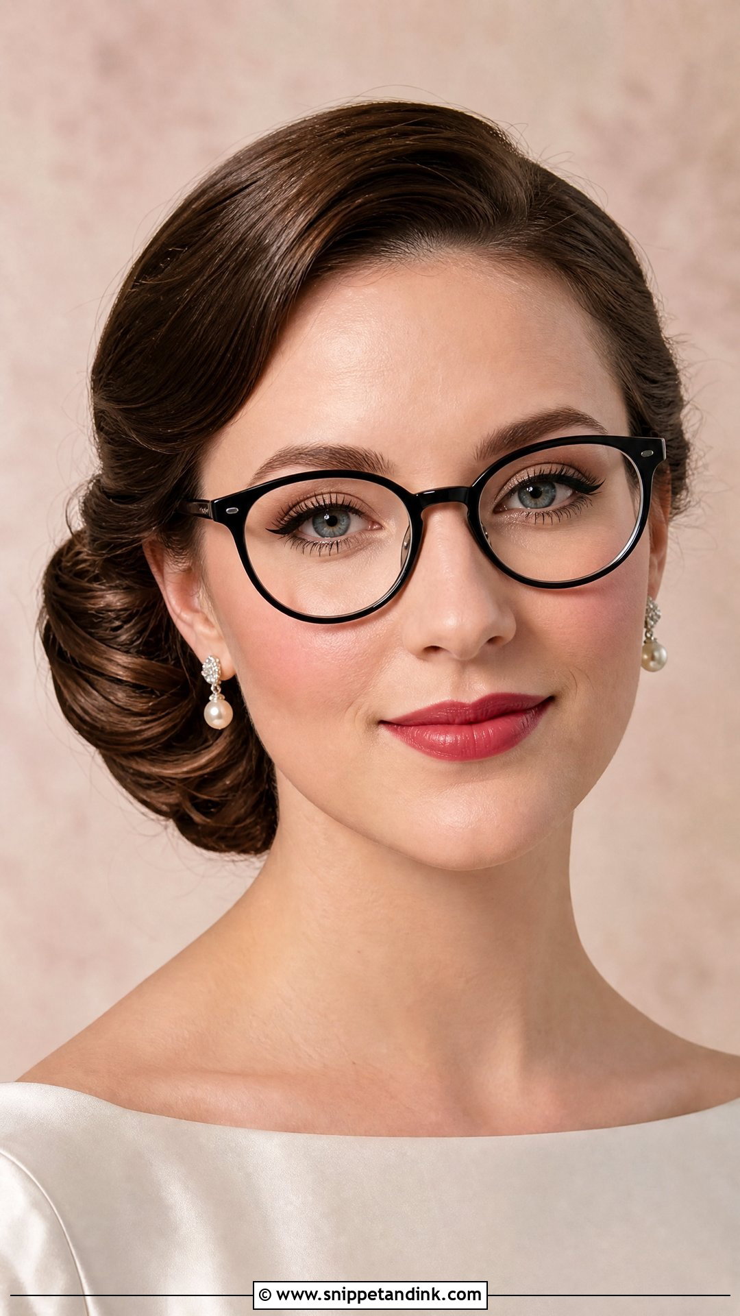 Vintage Bridal Makeup With Glasses - Snippet and Ink - 20 Bridal Makeup with Glasses