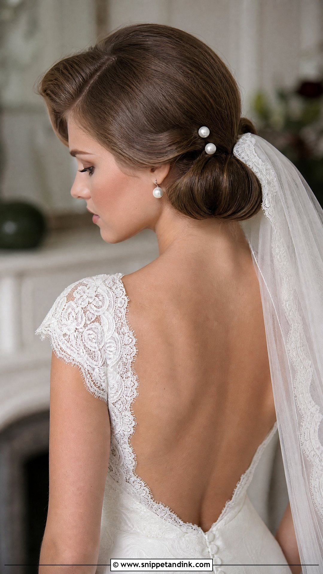 Vintage Bridal Rolled Updo - Snippet and Ink - 20 Vintage Bridal Hairstyles