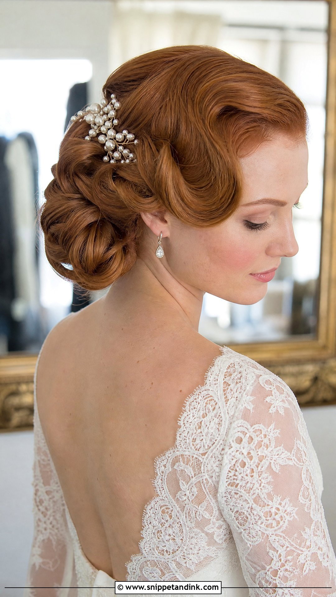 Vintage Bridal Updo Hairstyle - Snippet and Ink - 15 Classy Bridal Hairstyles