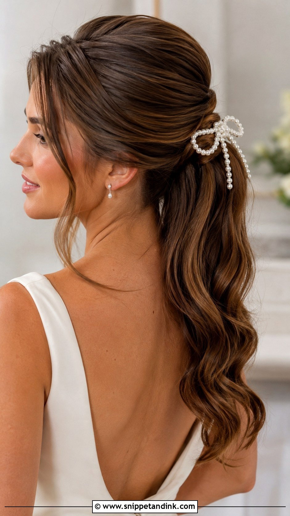 Vintage Bridal Updo With Pearls - Snippet and Ink - 15 Retro Wedding Hairstyles