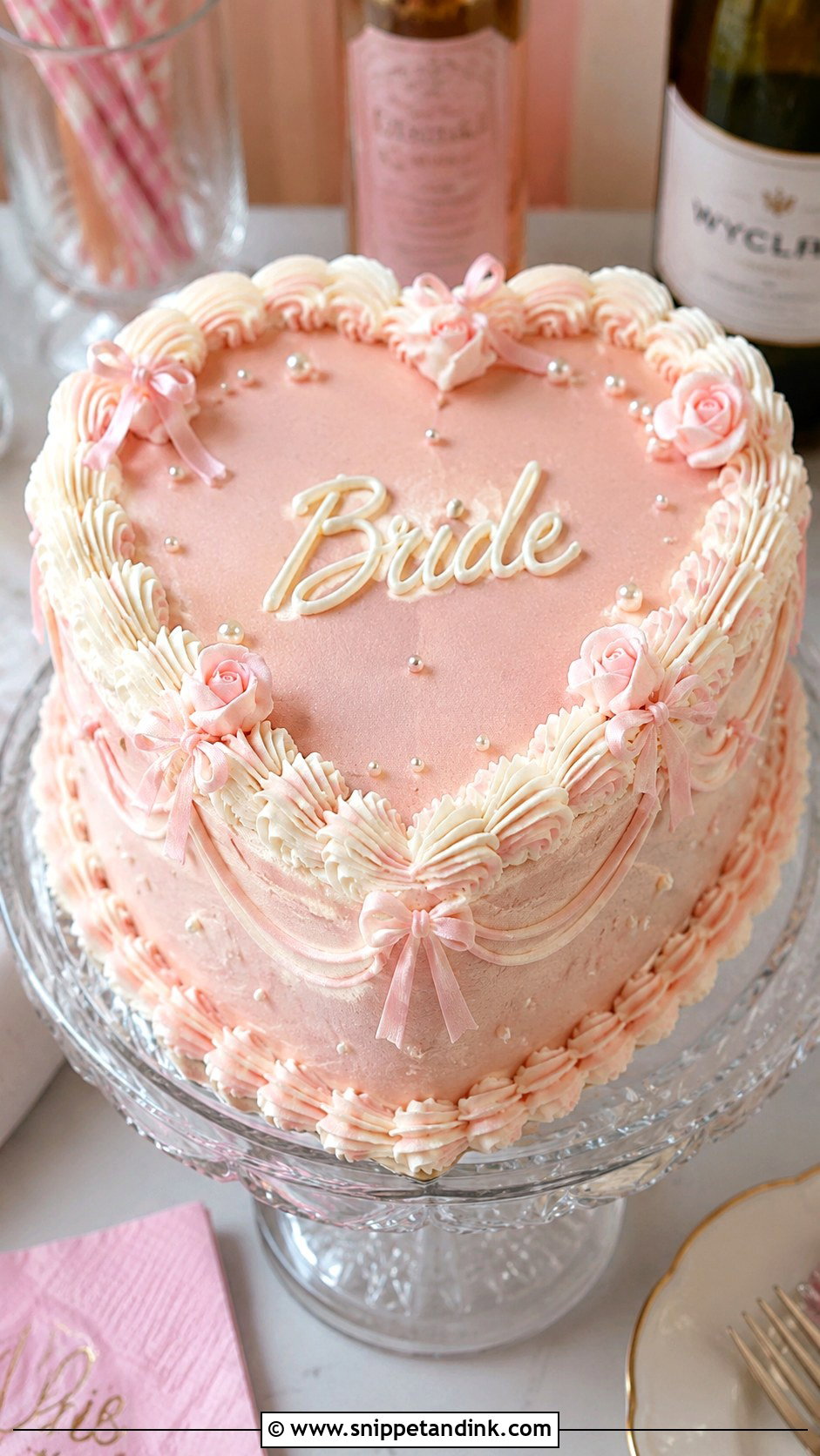 Vintage Bride Cake - Snippet and Ink - 20 Bride Cake Ideas