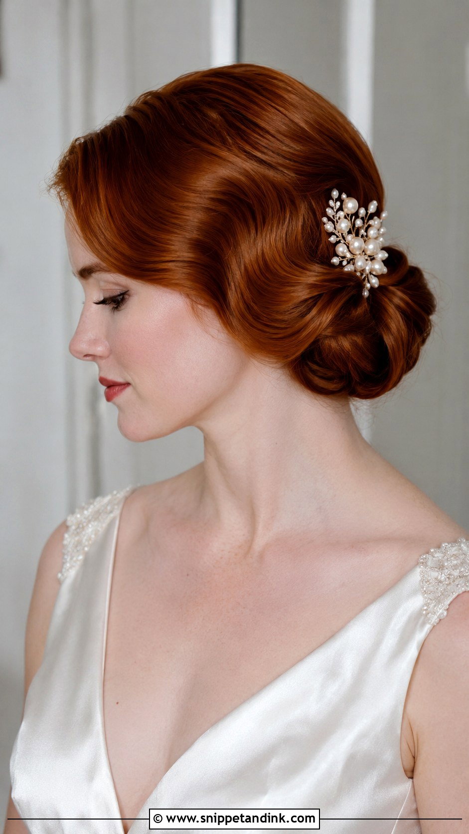 Vintage Bun For Bride - Snippet and Ink - 20 Bun for Bride Wedding Hairstyles