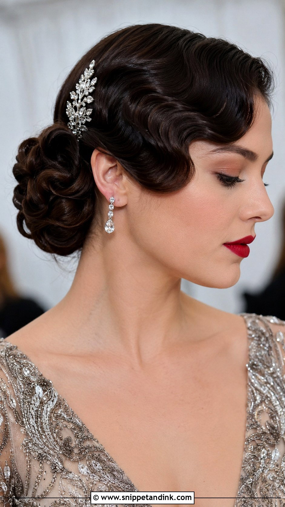 Vintage Bun Wedding Hairstyle - Snippet and Ink - 30 Wedding Bun Hairstyles