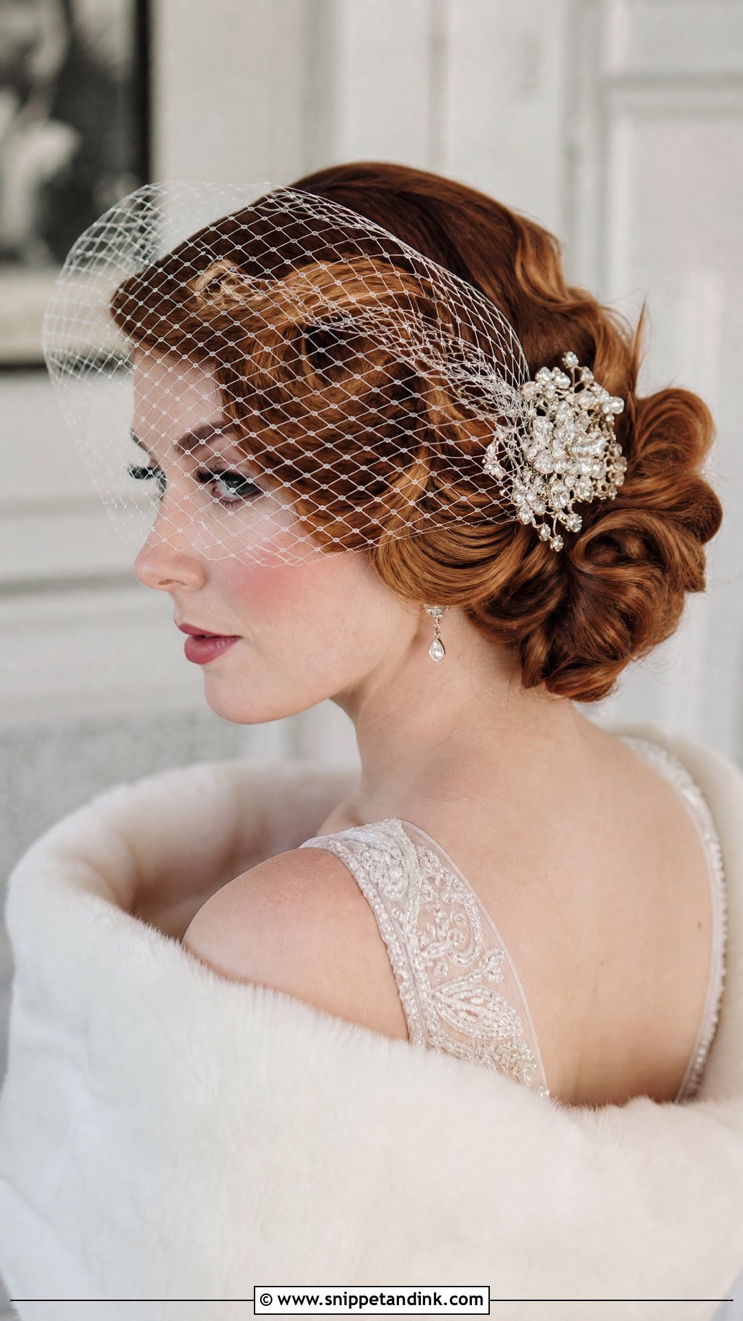 Vintage Bun for Wedding - Snippet and Ink - 25 Buns Hairstyles for Wedding
