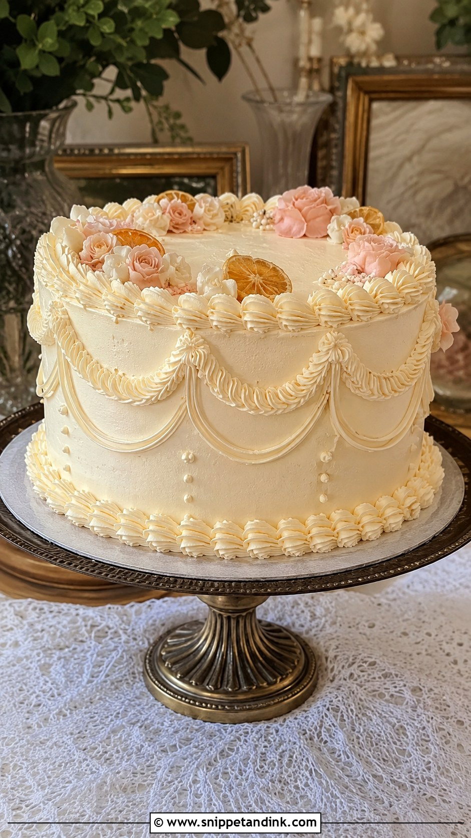 Vintage Casata Wedding Cake - Snippet and Ink - 20 Casata Cake Ideas for Wedding