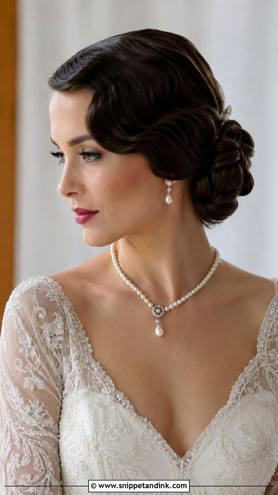 Vintage Chignon - Snippet and Ink - 20 Bridal Chignon Ideas