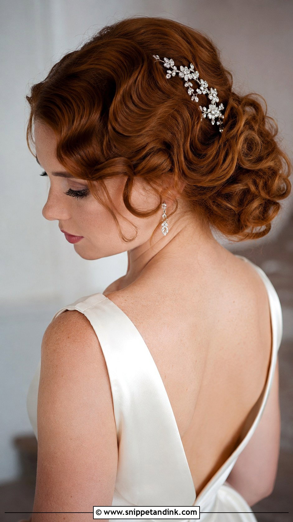 Vintage Curly Updo for Wedding - Snippet and Ink - 25 Curly Updo Hairstyles for Wedding