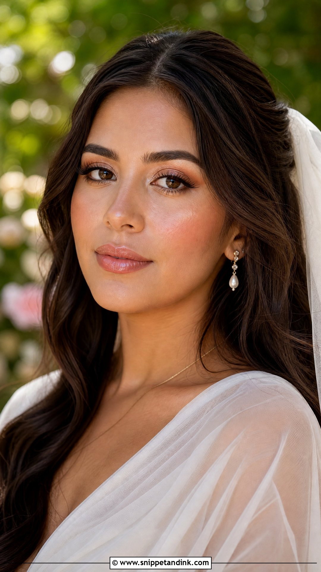 Vintage Dewy Wedding Makeup - Snippet and Ink - 20 Vintage Wedding Makeup Looks