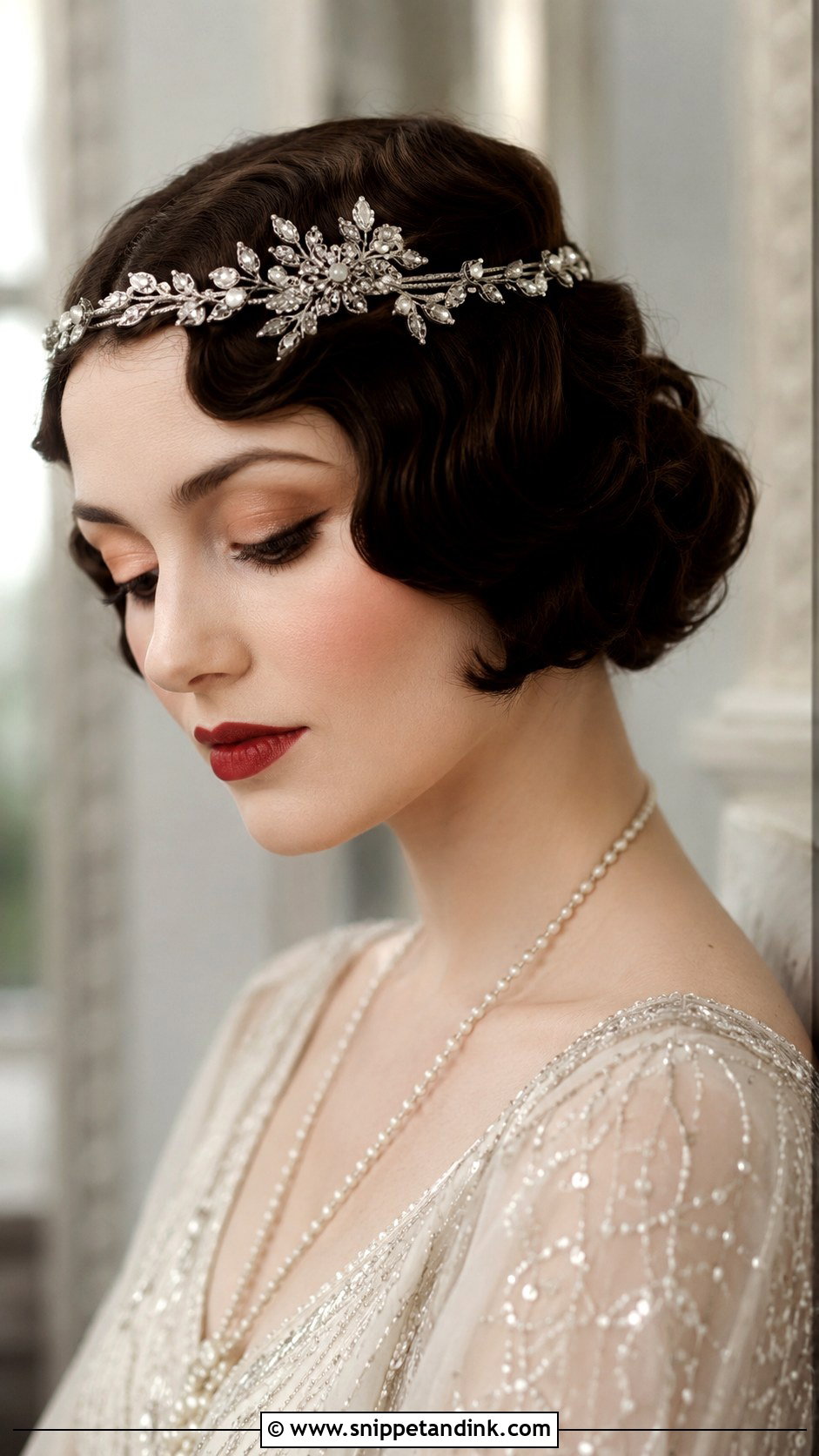 Vintage Finger Wave Bob - Snippet and Ink - 20 Bob Hairstyles for Wedding