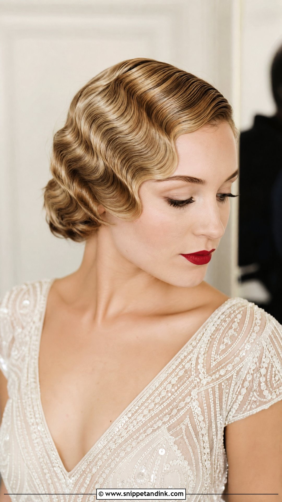 Vintage Finger Wave Bob - Snippet and Ink - 20 Formal Bob Hairstyles Wedding