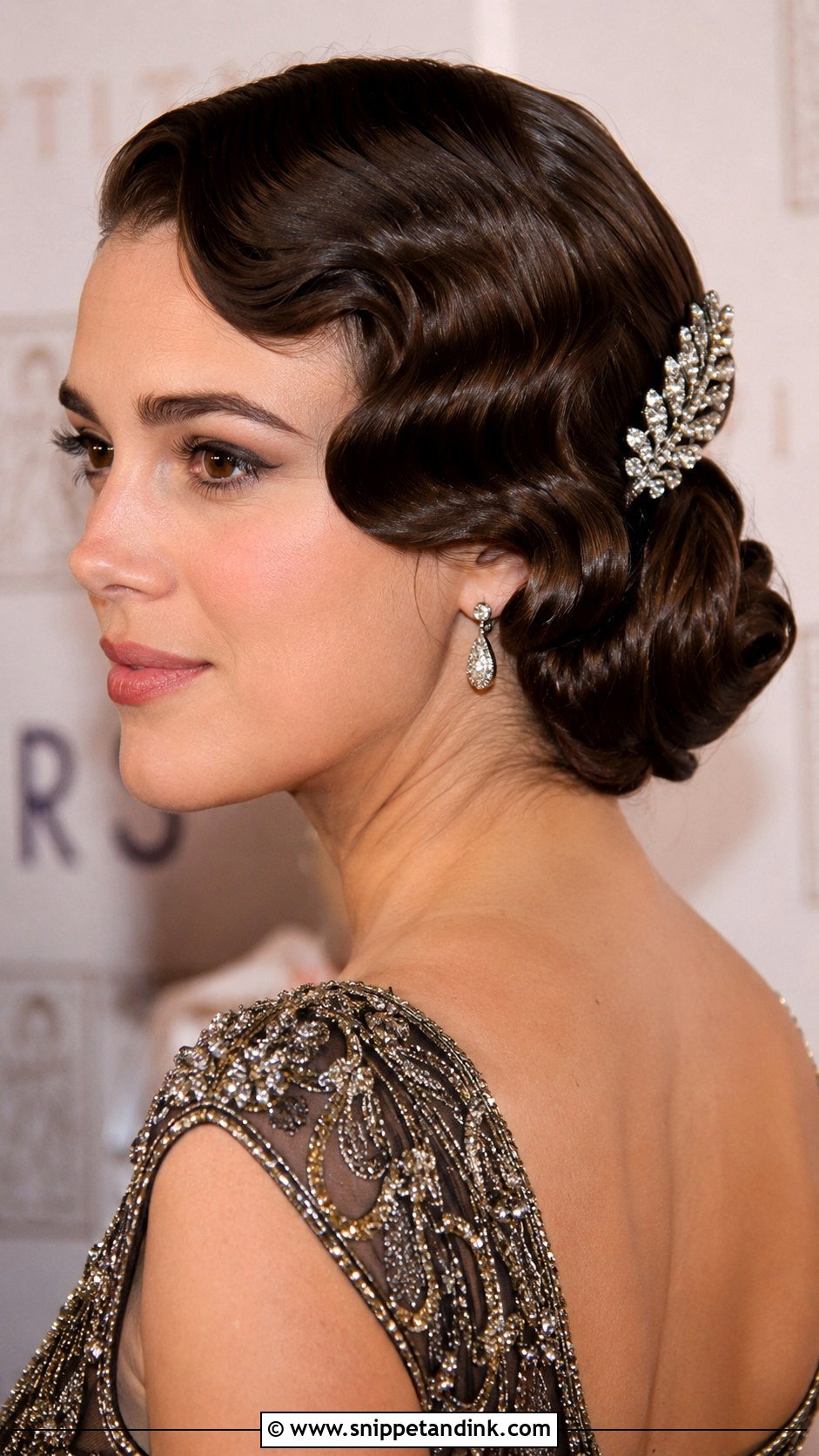 Vintage Finger Wave Updo - Snippet and Ink - 25 Hair Up Dos for Weddings