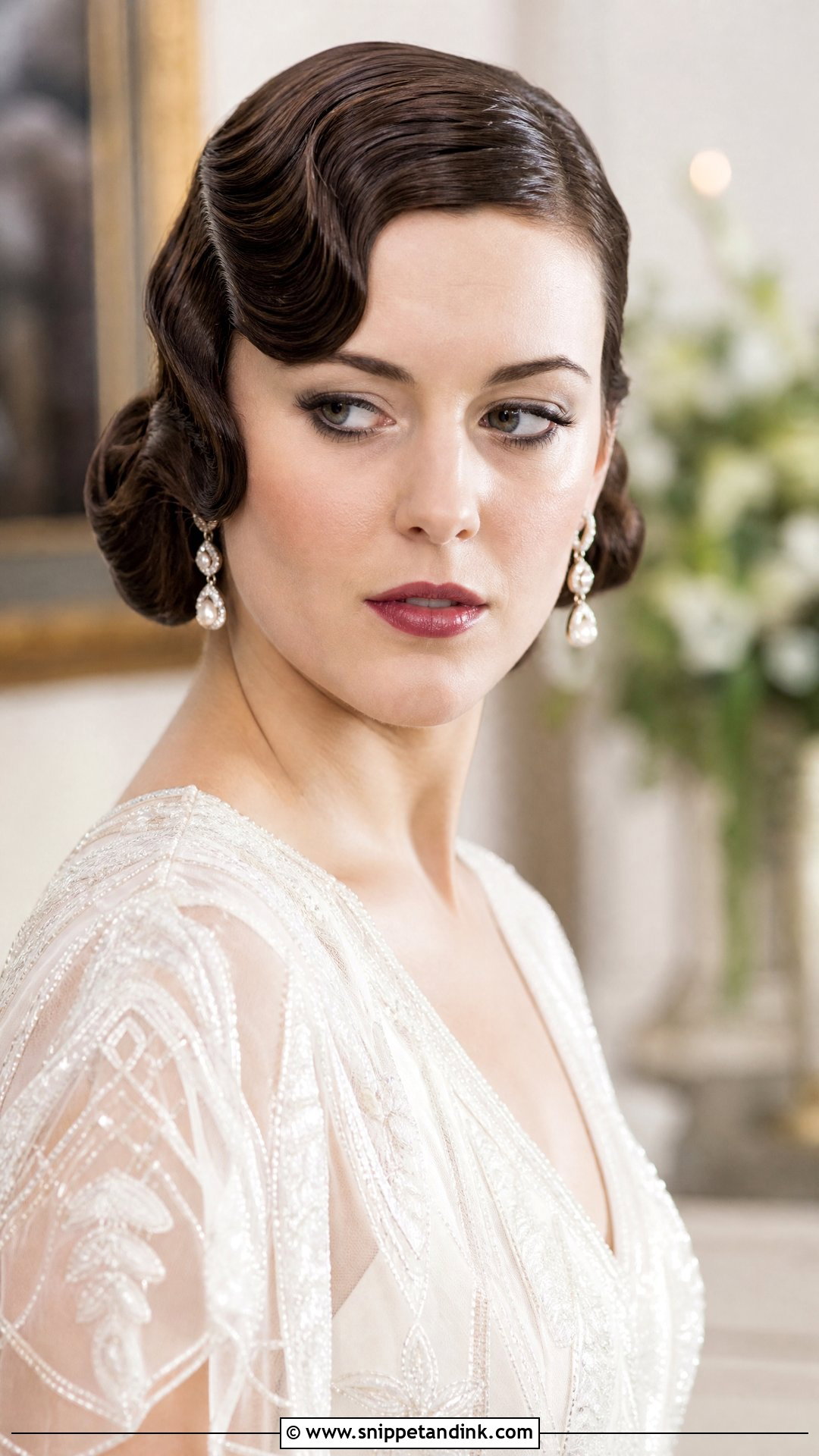 Vintage Finger Wave Updo - Snippet and Ink - 20 Hair Updo for Wedding Ideas