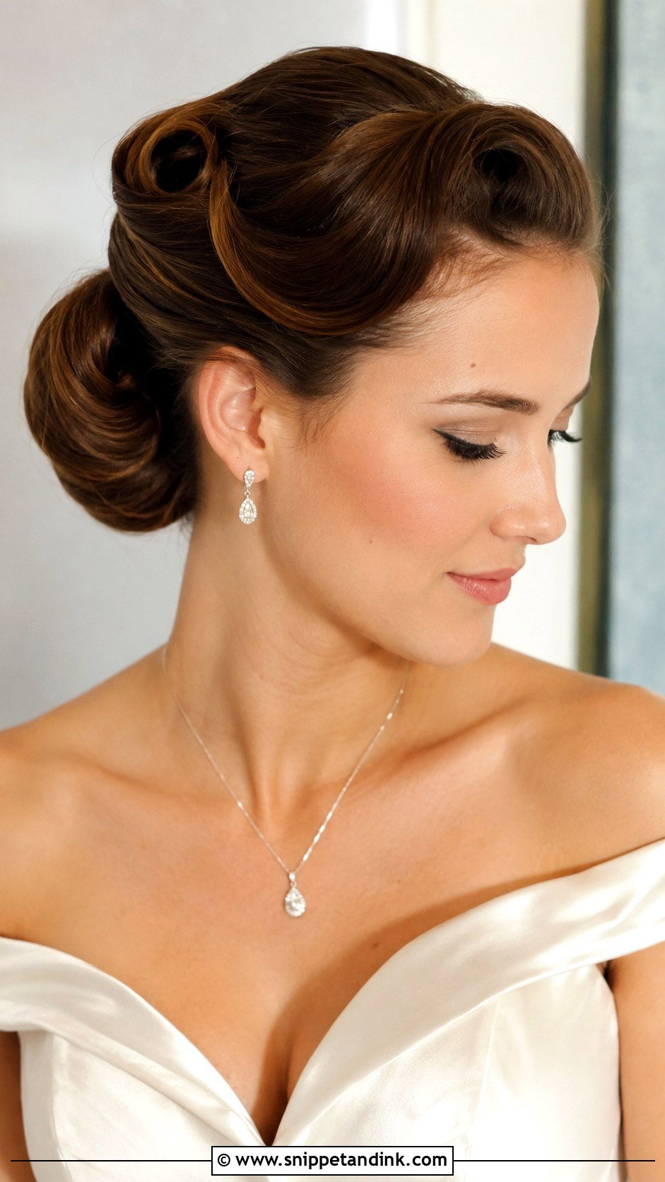 Vintage Finger Wave Updo - Snippet and Ink - 25 Bridal Updo Hairstyles