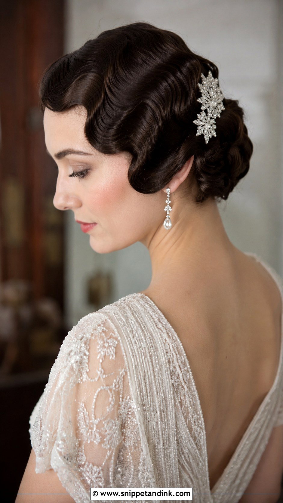 Vintage Finger Waves - Snippet and Ink - 20 Bride to Be Hairstyles