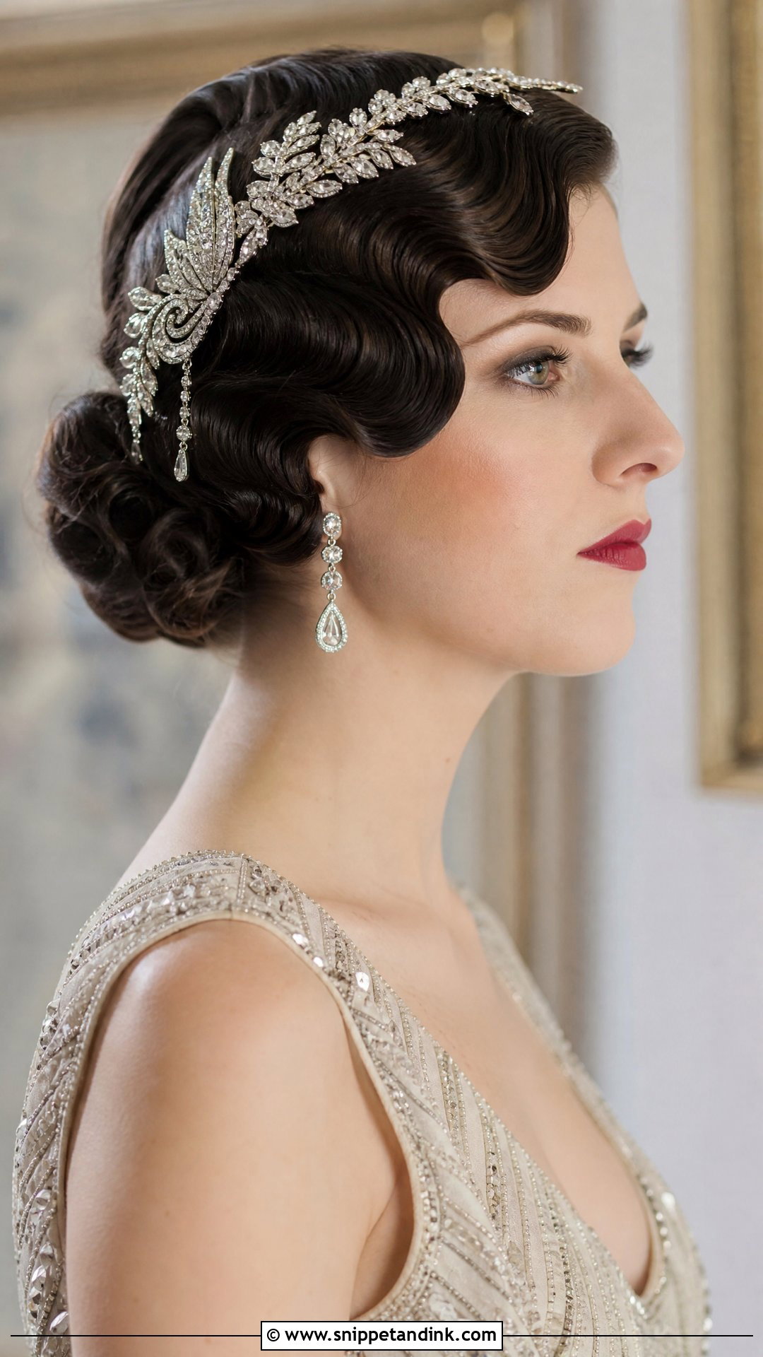 Vintage Finger Waves - Snippet and Ink - 20 Classic Bride Hairstyles