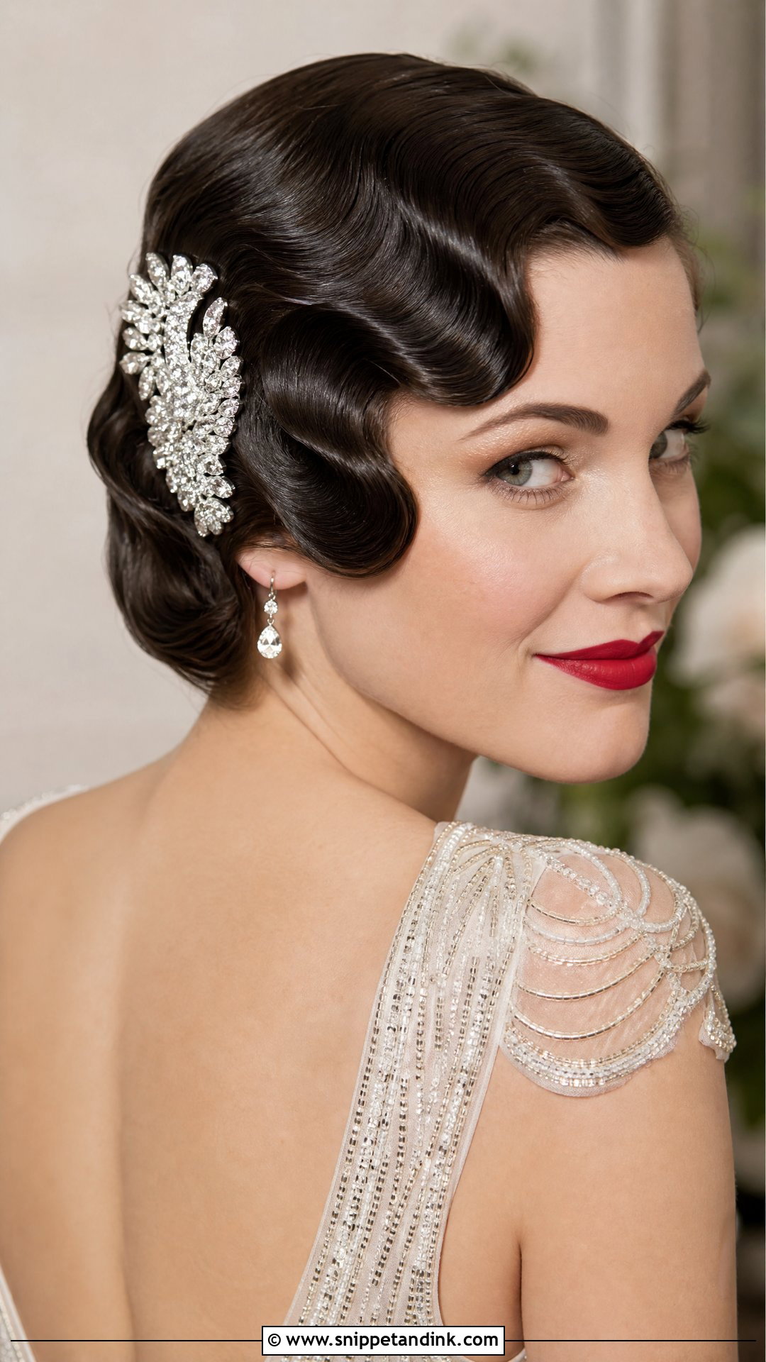 Vintage Finger Waves - Snippet and Ink - 20 Fall Wedding Hairstyles