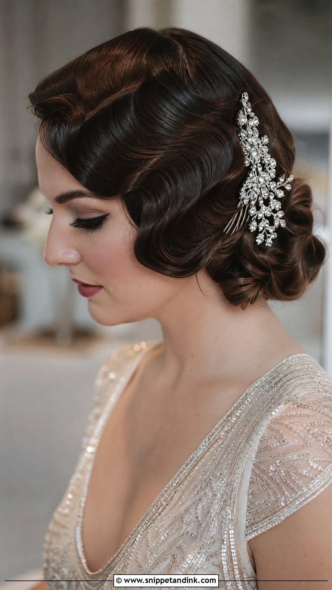Vintage Finger Waves - Snippet and Ink - 20 Hairstyles for Join Wedding