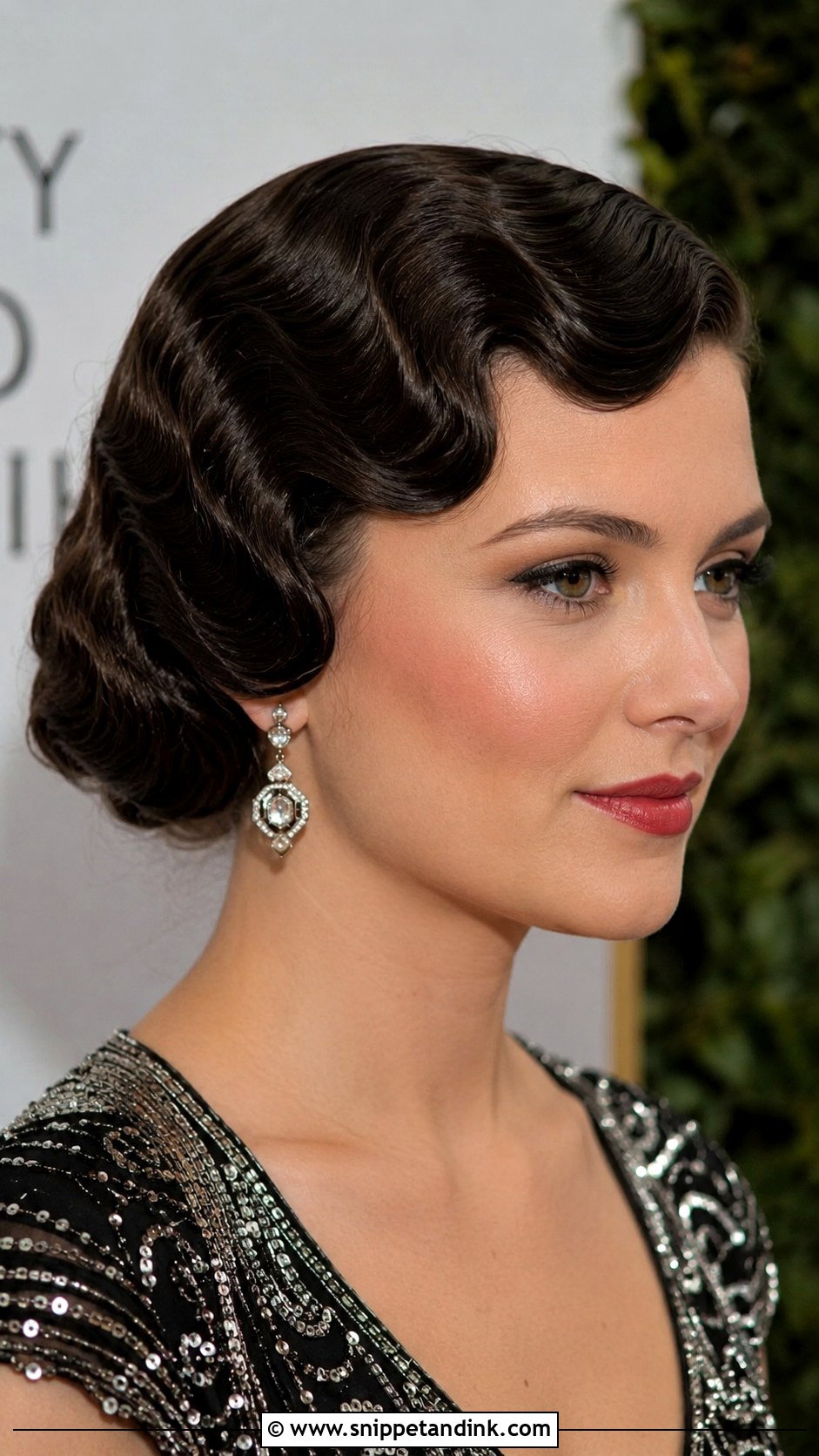 Vintage Finger Waves - Snippet and Ink - 20 Hairstyles for Mother of the Groom