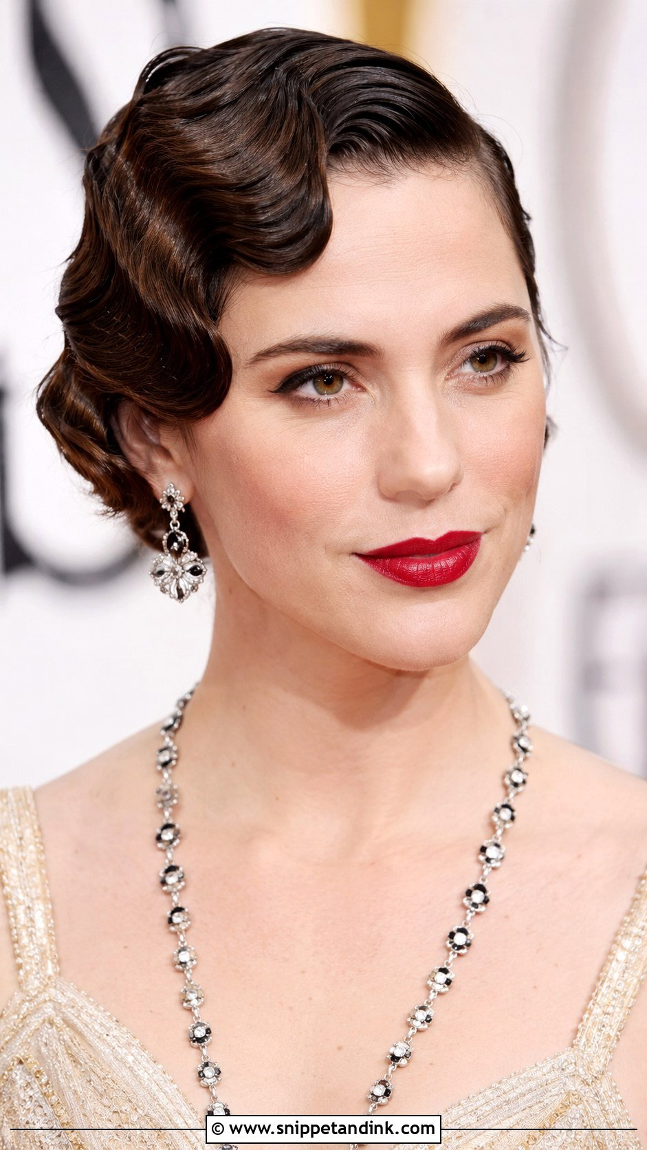 Vintage Finger Waves - Snippet and Ink - 20 Hairstyles for Wedding Guest Medium