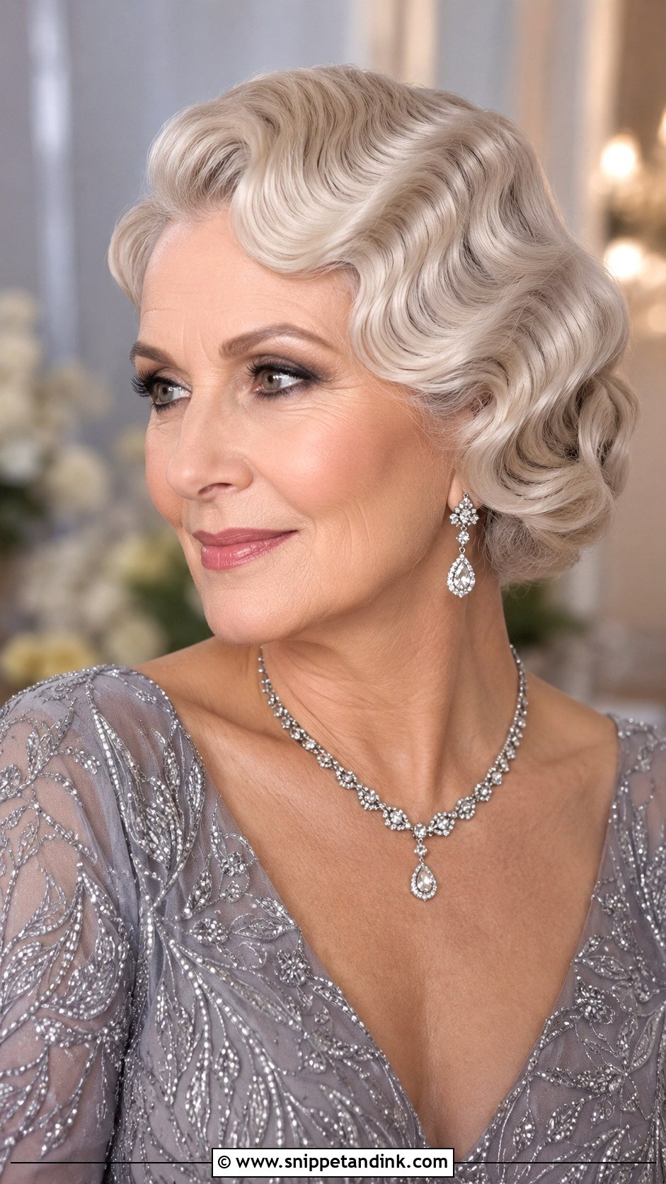 Vintage Finger Waves - Snippet and Ink - 20 Mother of the Bride Hairstyle Ideas