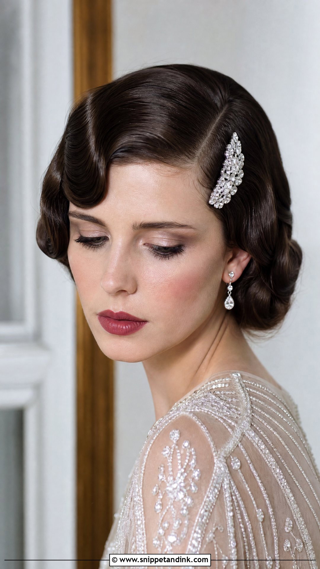 Vintage Finger Waves - Snippet and Ink - 20 New Bridal Hairstyle Ideas
