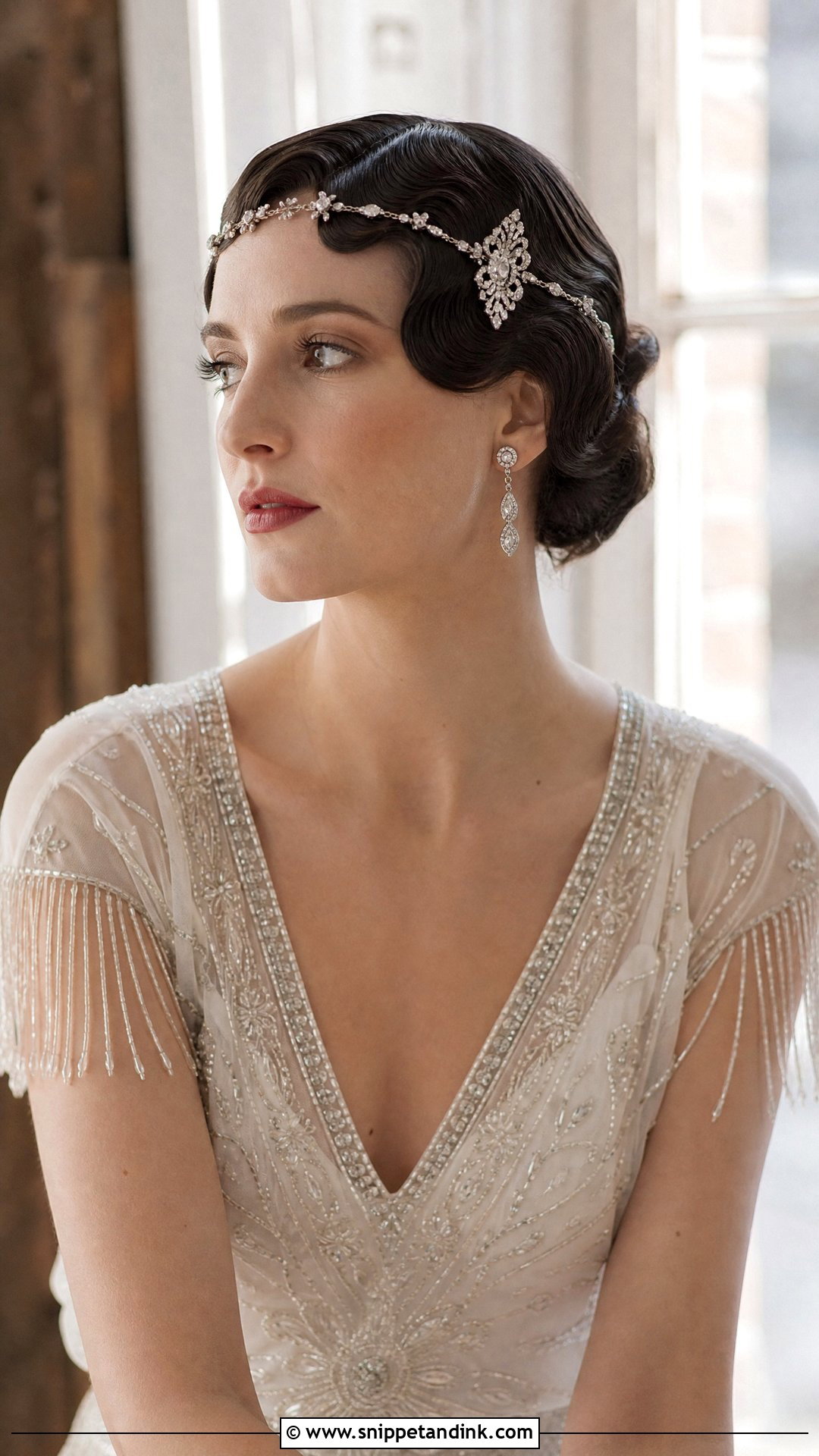 Vintage Finger Waves - Snippet and Ink - 20 Wedding Haircut Ideas