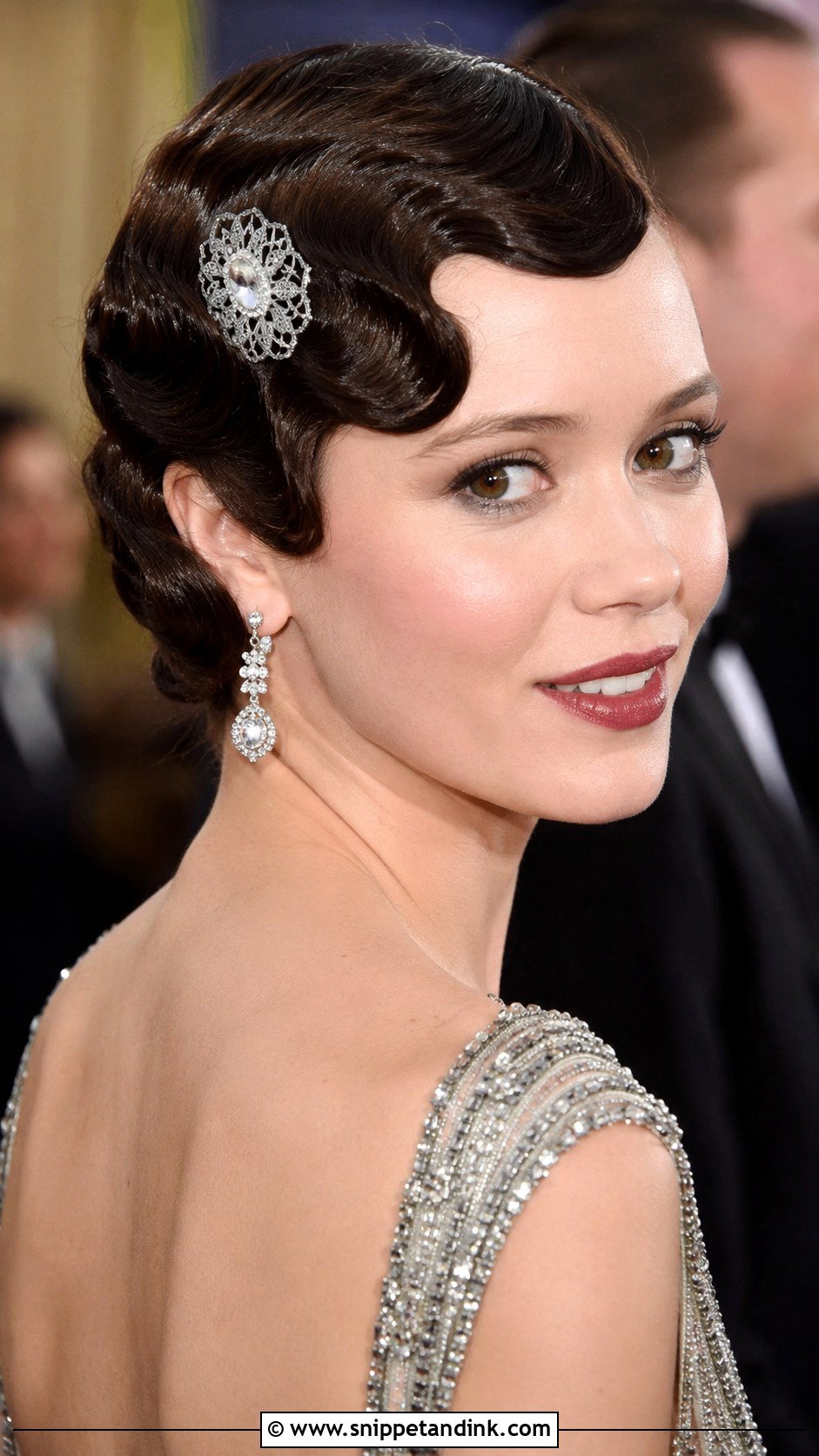 Vintage Finger Waves - Snippet and Ink - 20 Wedding Hairstyle Down Ideas