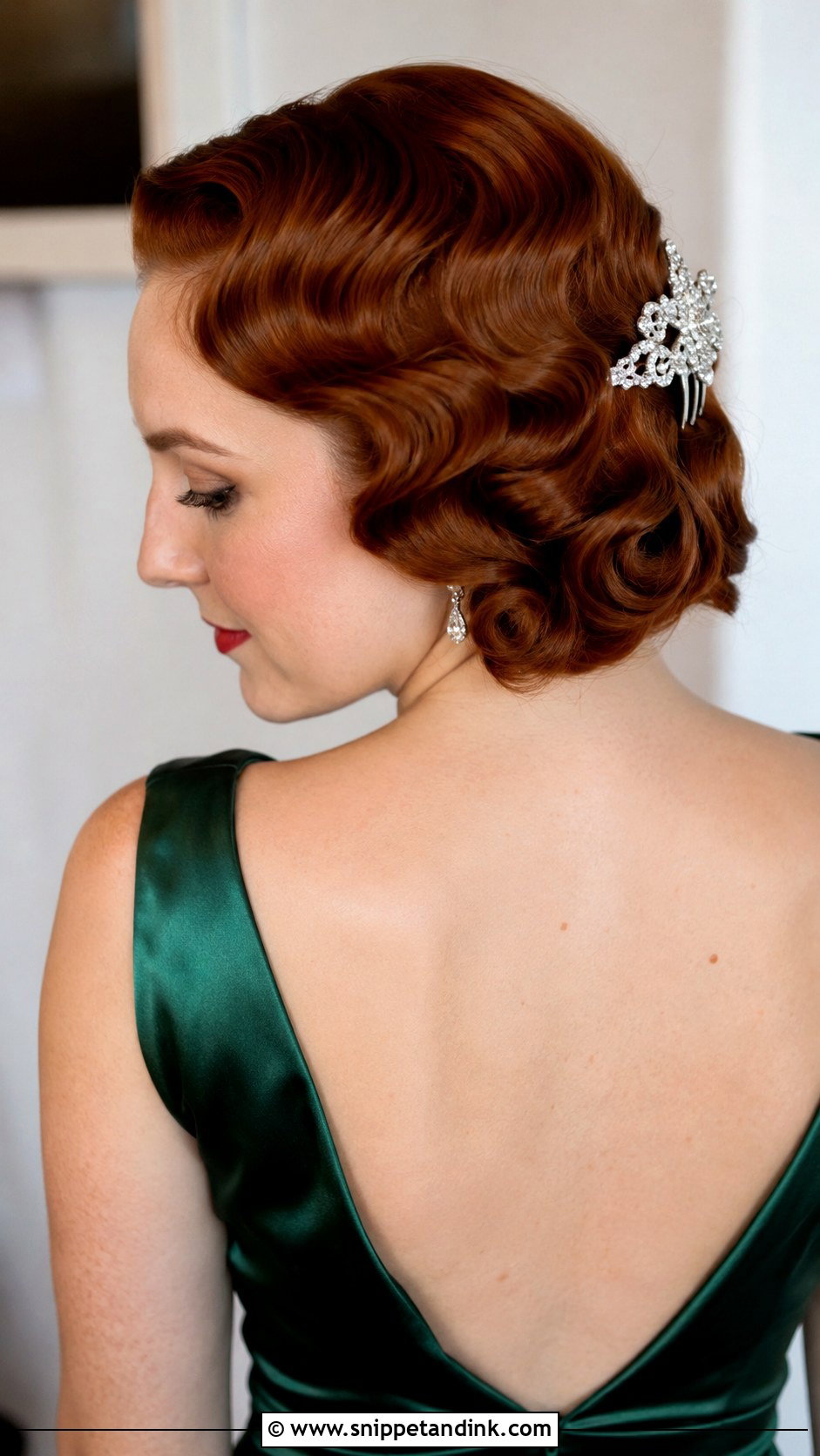 Vintage Finger Waves - Snippet and Ink - 20 Wedding Hairstyles for Mother of Bride