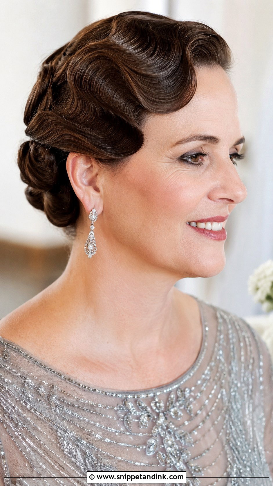 Vintage Finger Waves - Snippet and Ink - 20 Wedding Hairstyles for Mother of Groom